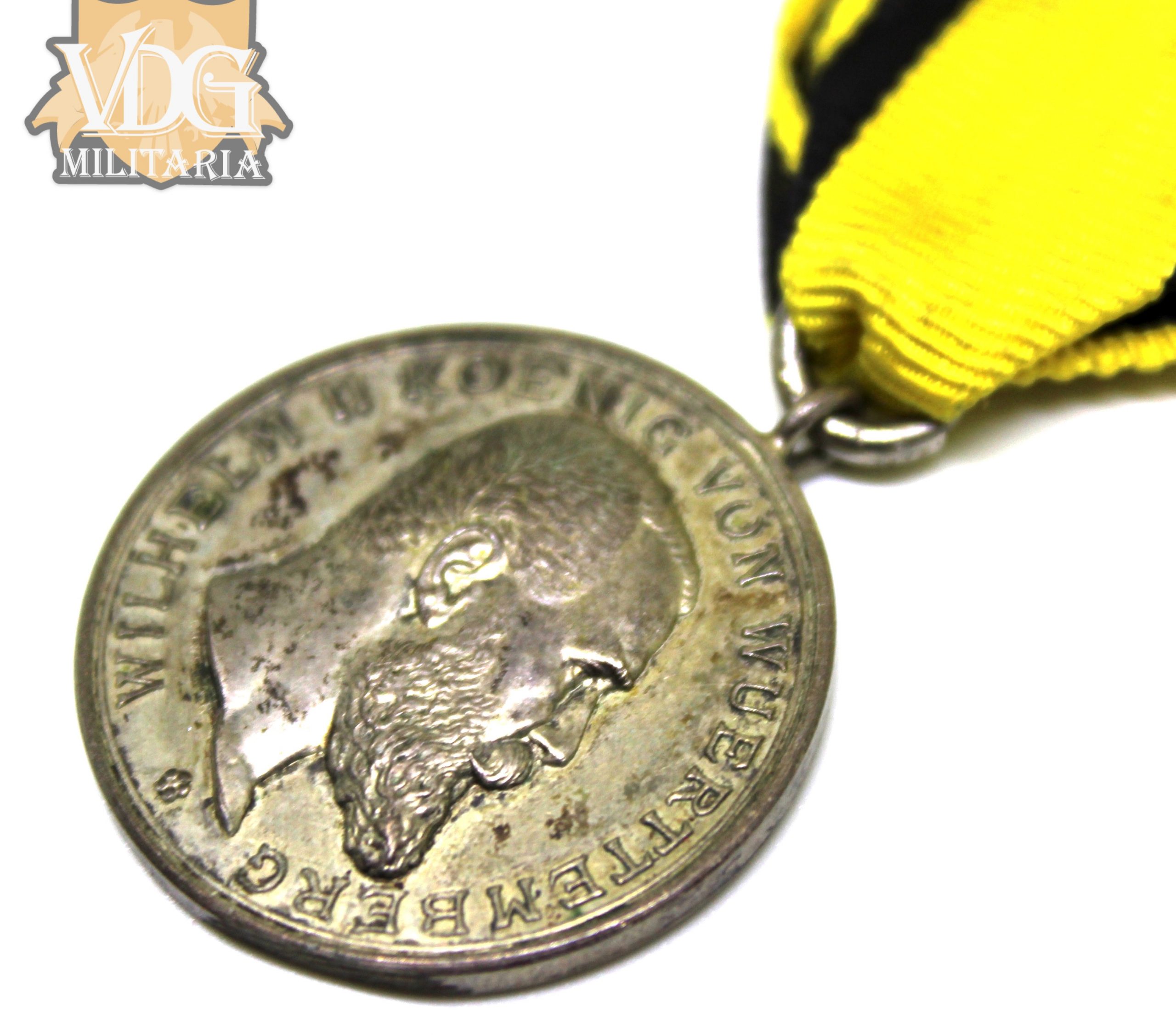 WW1 German Wurttemberg Military Merit Medal; Silver Grade - Image 3