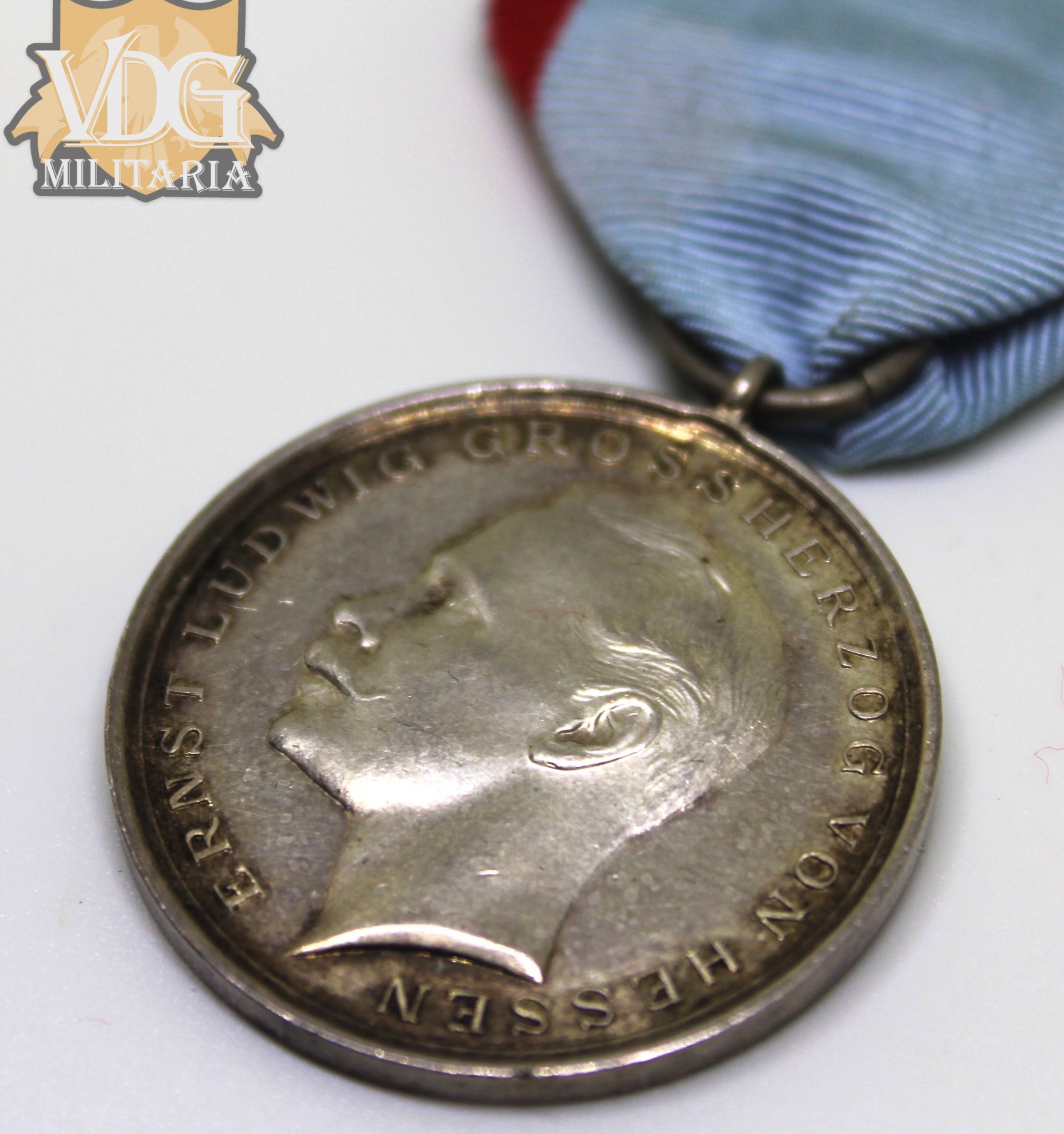WW1 German Hesse-Darmstadt Bravery Medal (Allgemeines Ehrenzeichen "Für Tapferkeit") - Image 2