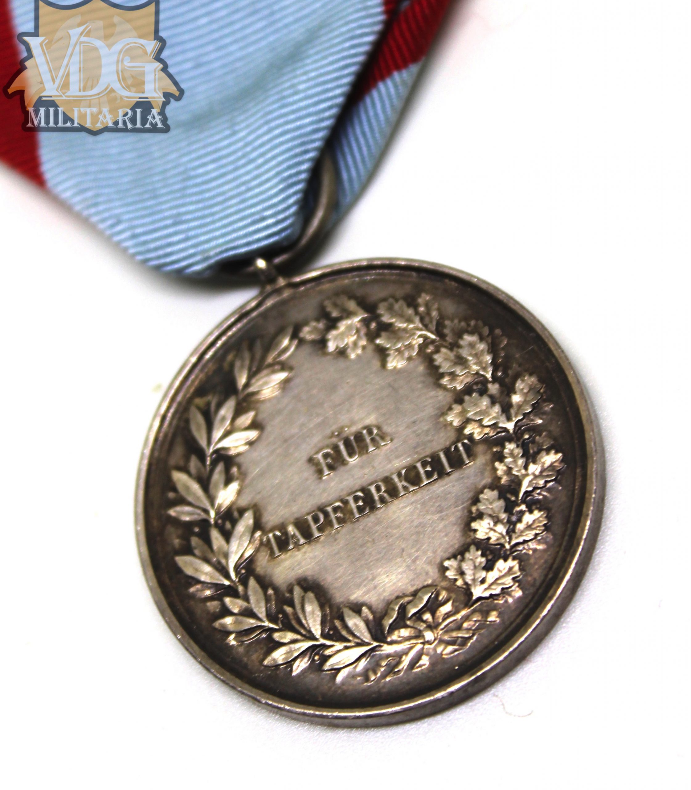 WW1 German Hesse-Darmstadt Bravery Medal (Allgemeines Ehrenzeichen "Für Tapferkeit") - Image 4