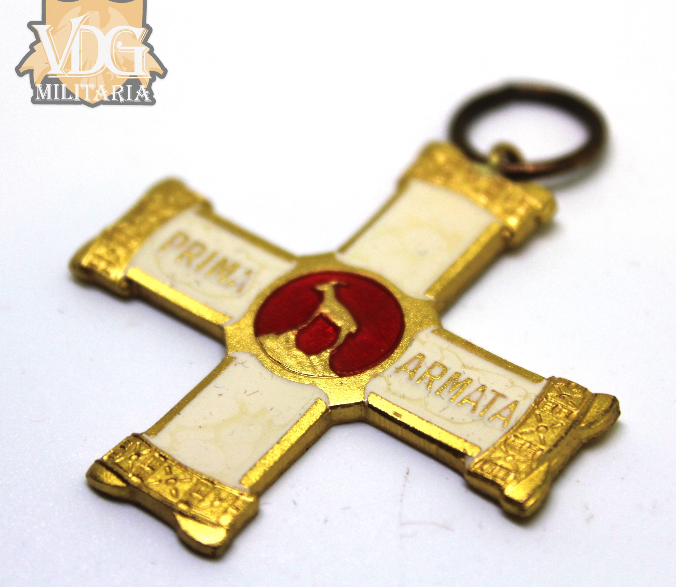 WW1 Italian "Prima Armata" Enamel Cross - Image 2