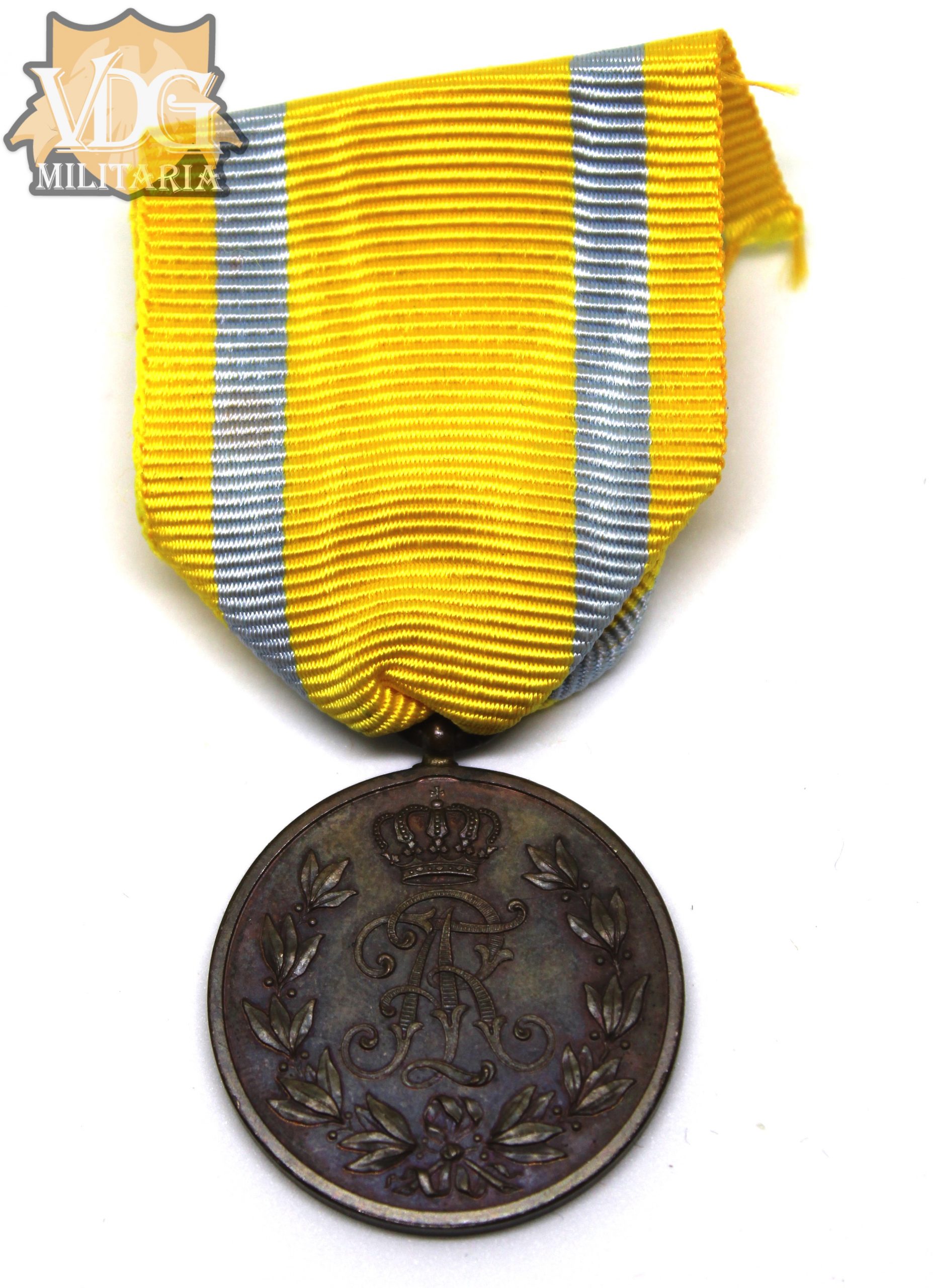 WW1 German Saxon Friedrich August Medal (Replacement Ribbon)