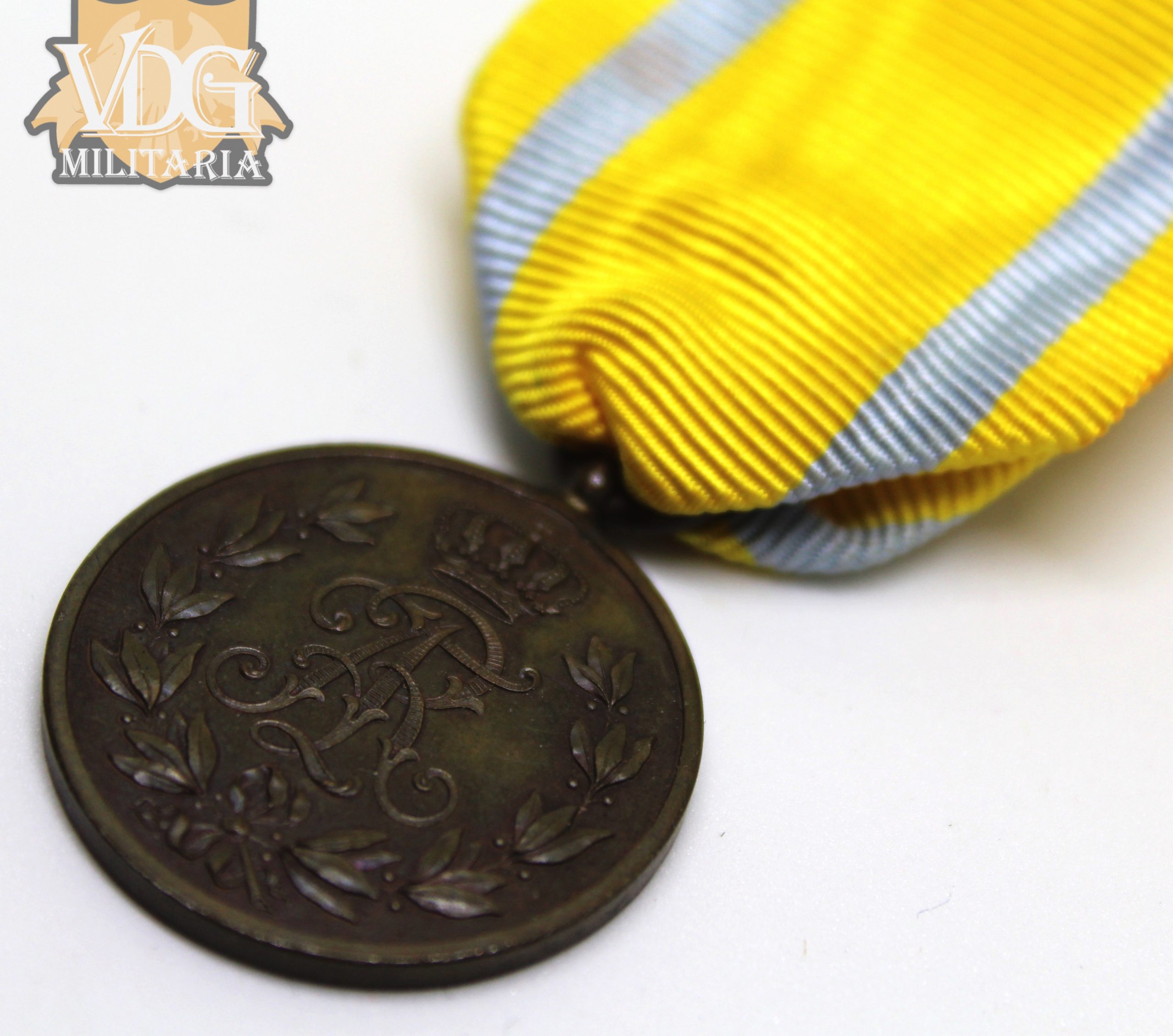 WW1 German Saxon Friedrich August Medal (Replacement Ribbon) - Image 2