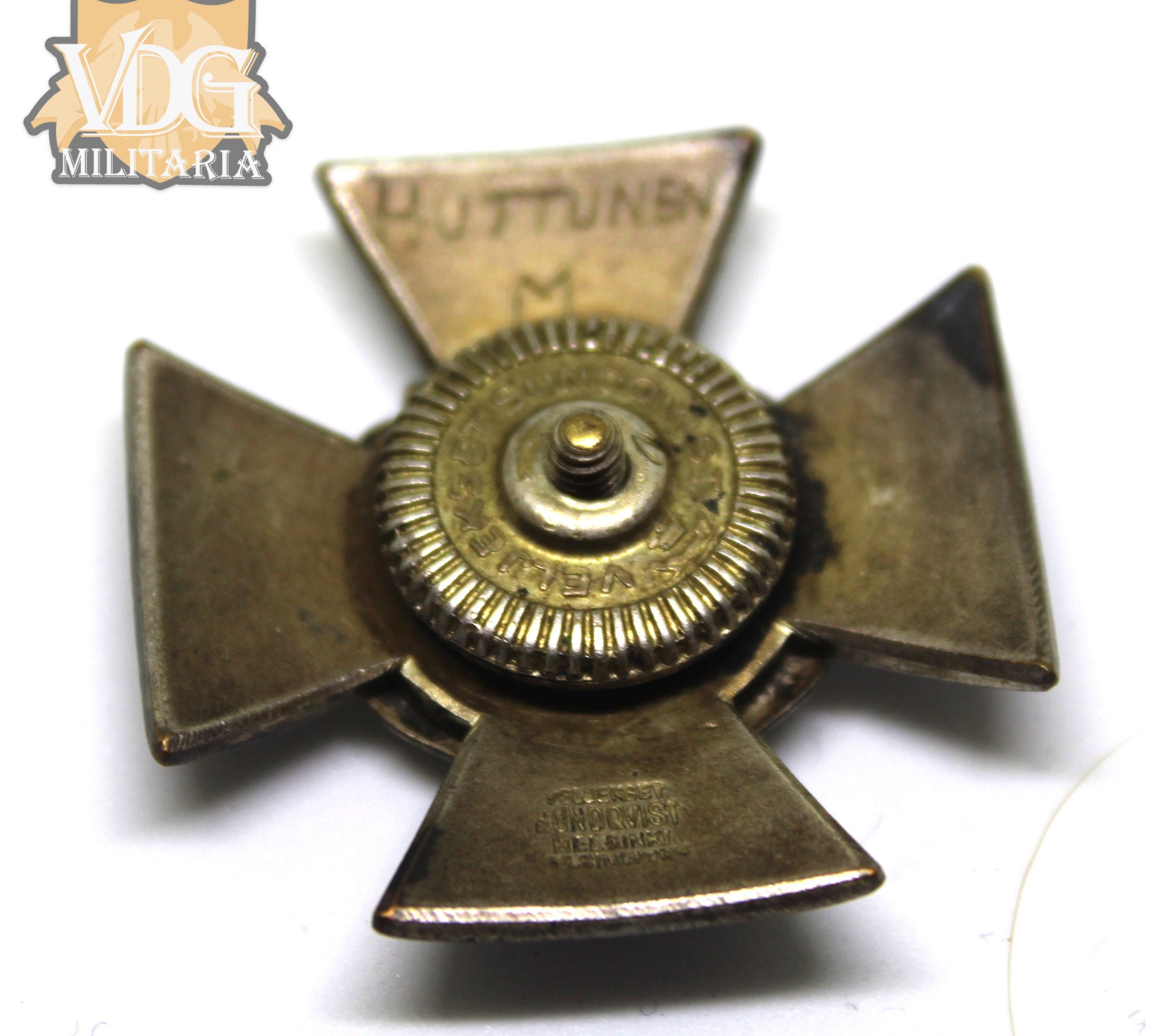 WW2 Finnish Reserve Officer School Course 56 Badge (Suomen Reserviupseerikoulu)-Named "Huttunen M," - Image 8