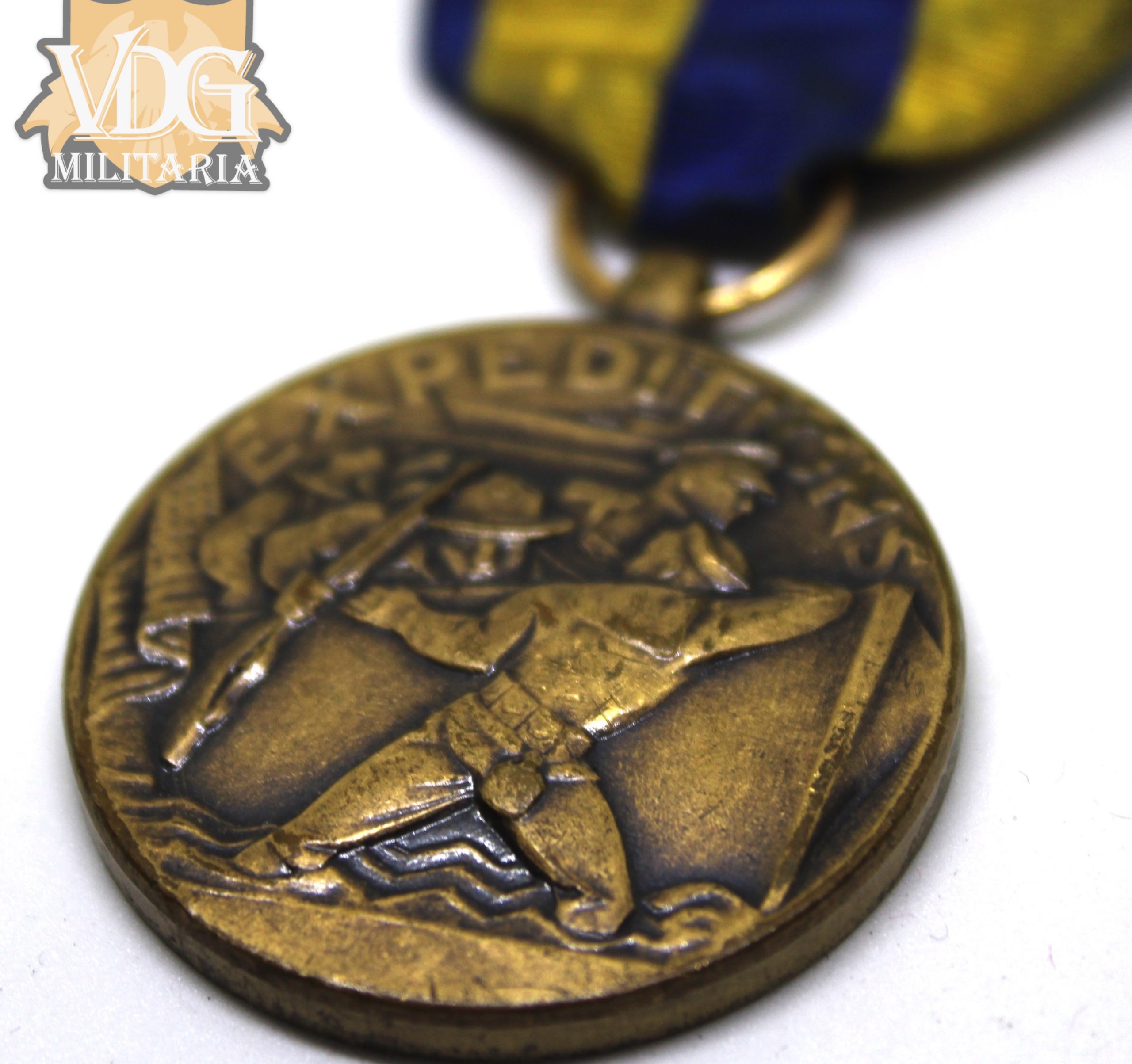 US Navy Expeditionary Medal-Crimp Brooch - Image 3