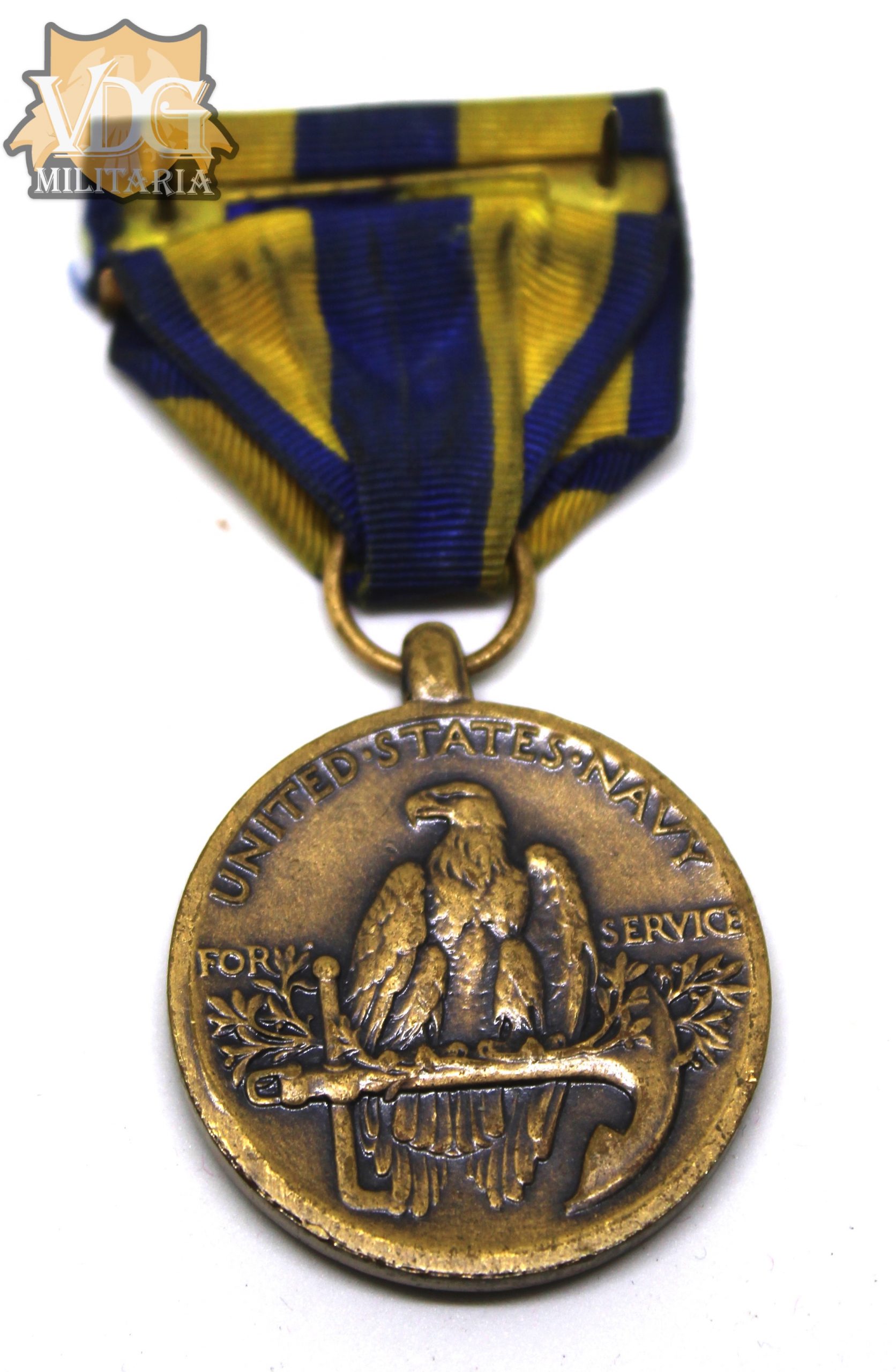 US Navy Expeditionary Medal-Crimp Brooch - Image 5
