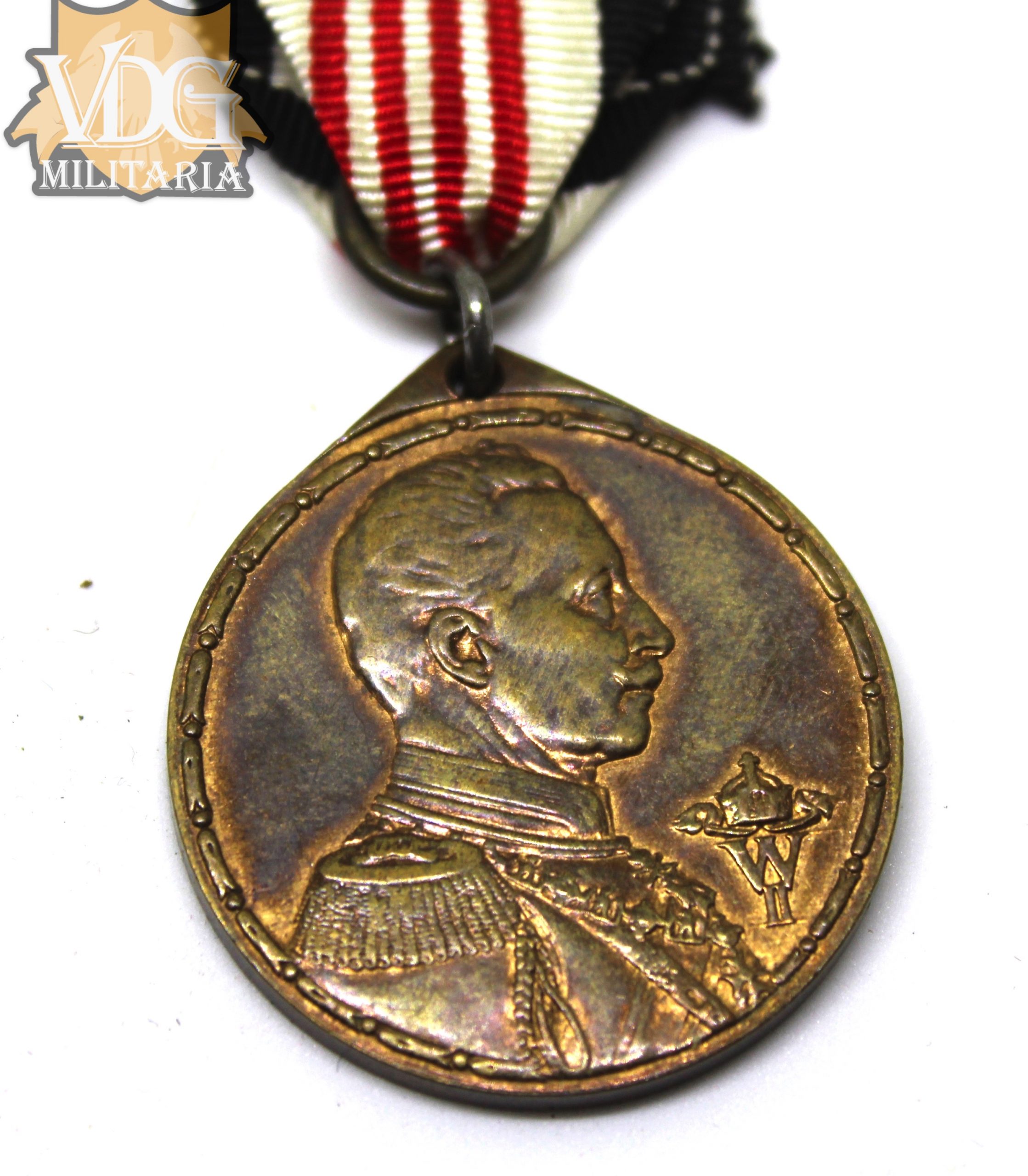WW1 Imperial German Colonial Medal (Kolonialdenkmünze für Kämpfer) - Image 2
