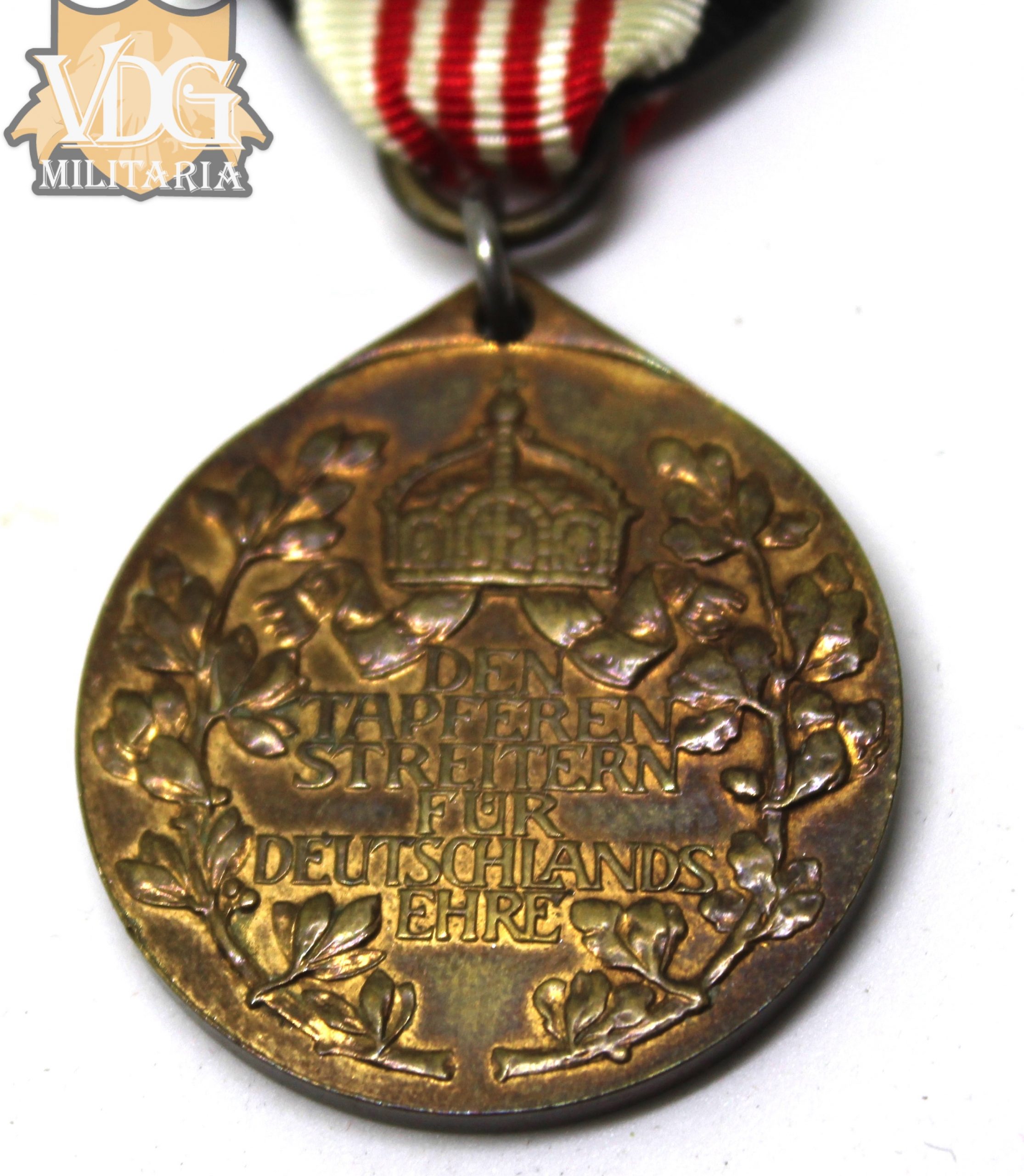 WW1 Imperial German Colonial Medal (Kolonialdenkmünze für Kämpfer) - Image 5
