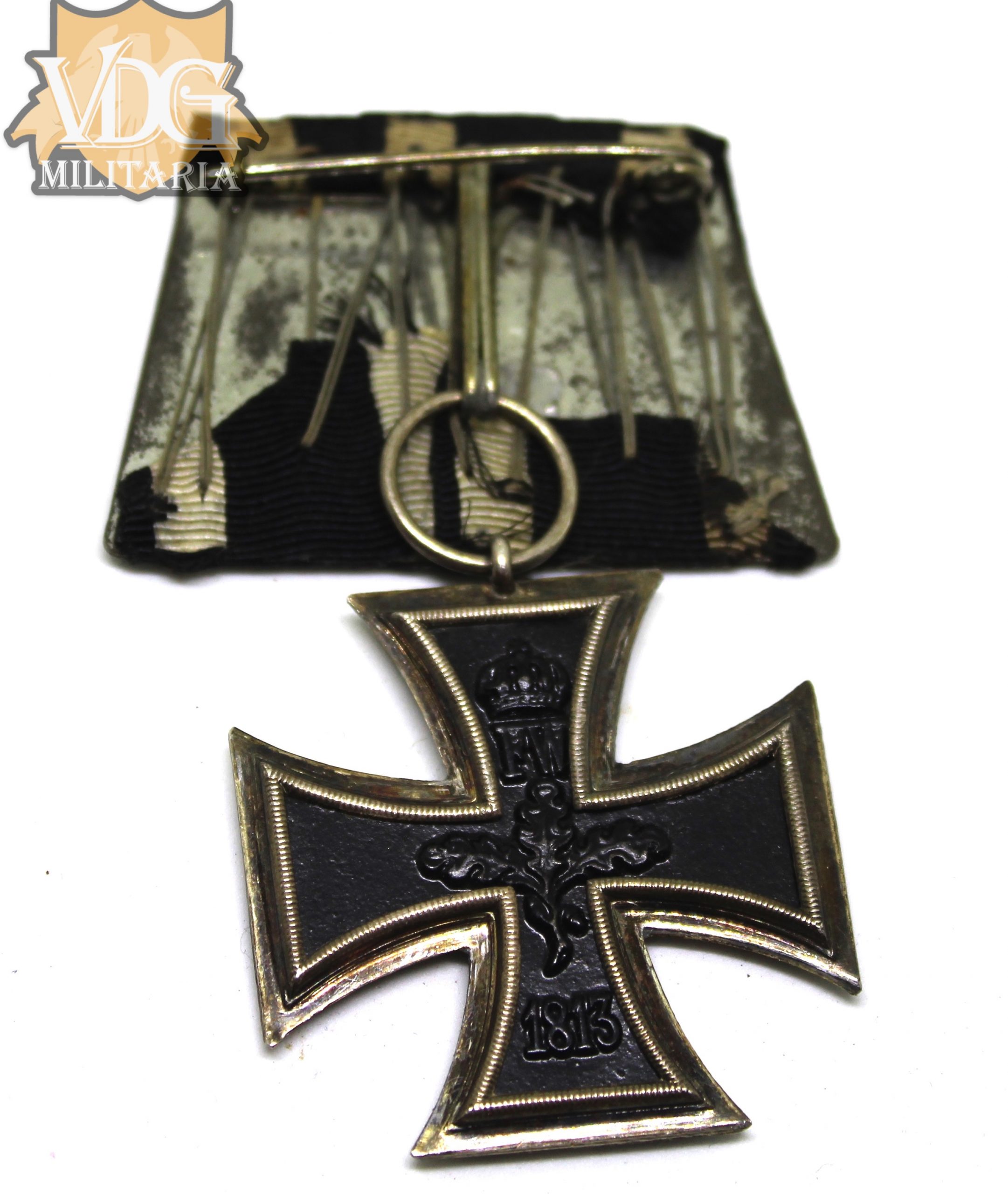 WW1 German Parade Mounted 1914 Iron Cross Second Class EK2 - Image 6