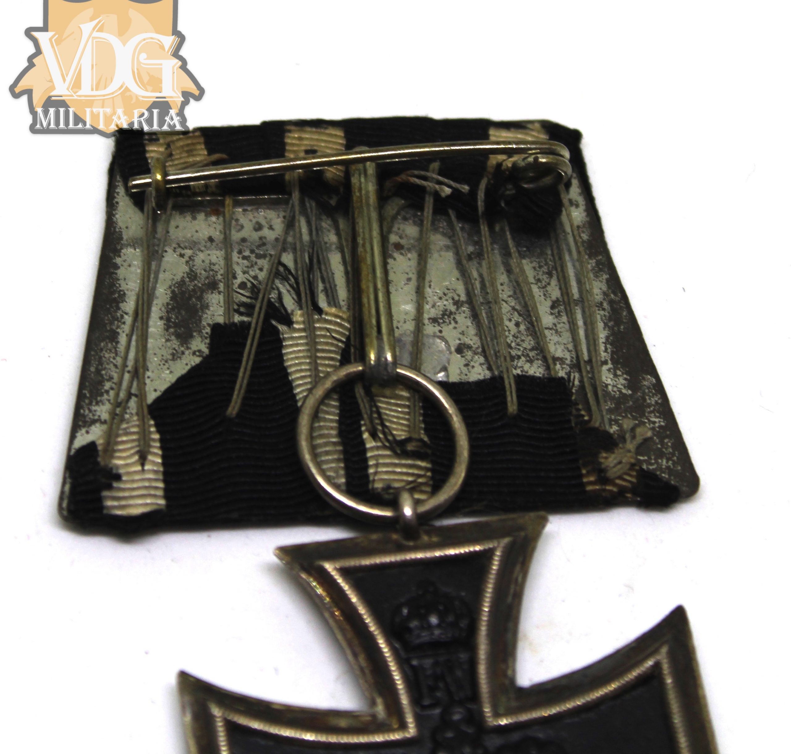 WW1 German Parade Mounted 1914 Iron Cross Second Class EK2 - Image 5