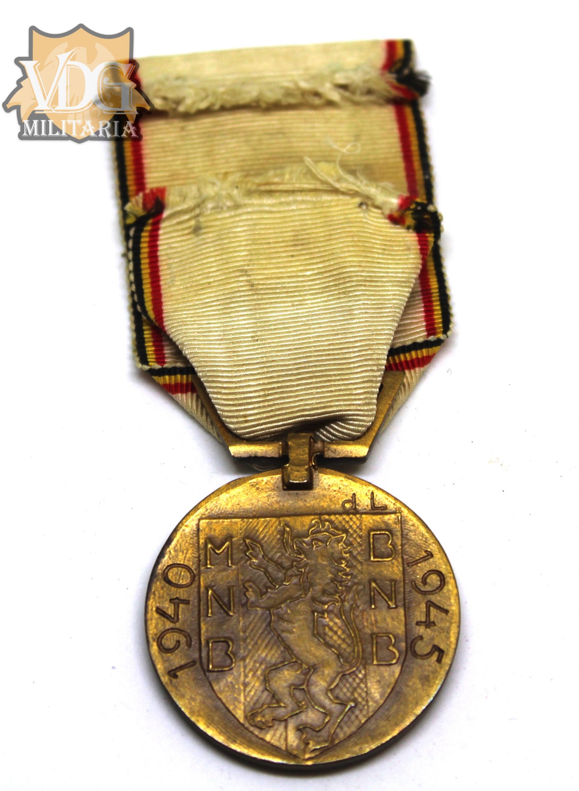 WW2 Belgium National Belgian Movement MNB Resistance Medal 1940-1945 - Image 5