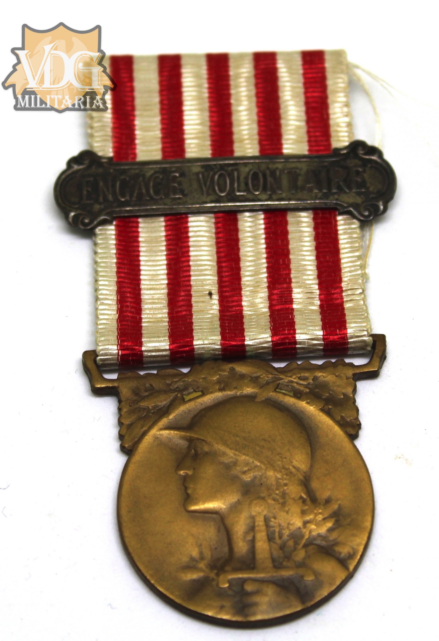 WW1 French 1914 1918 Commemorative War Medal "Médaille commémorative de la guerre 1914–1918" - Image 3