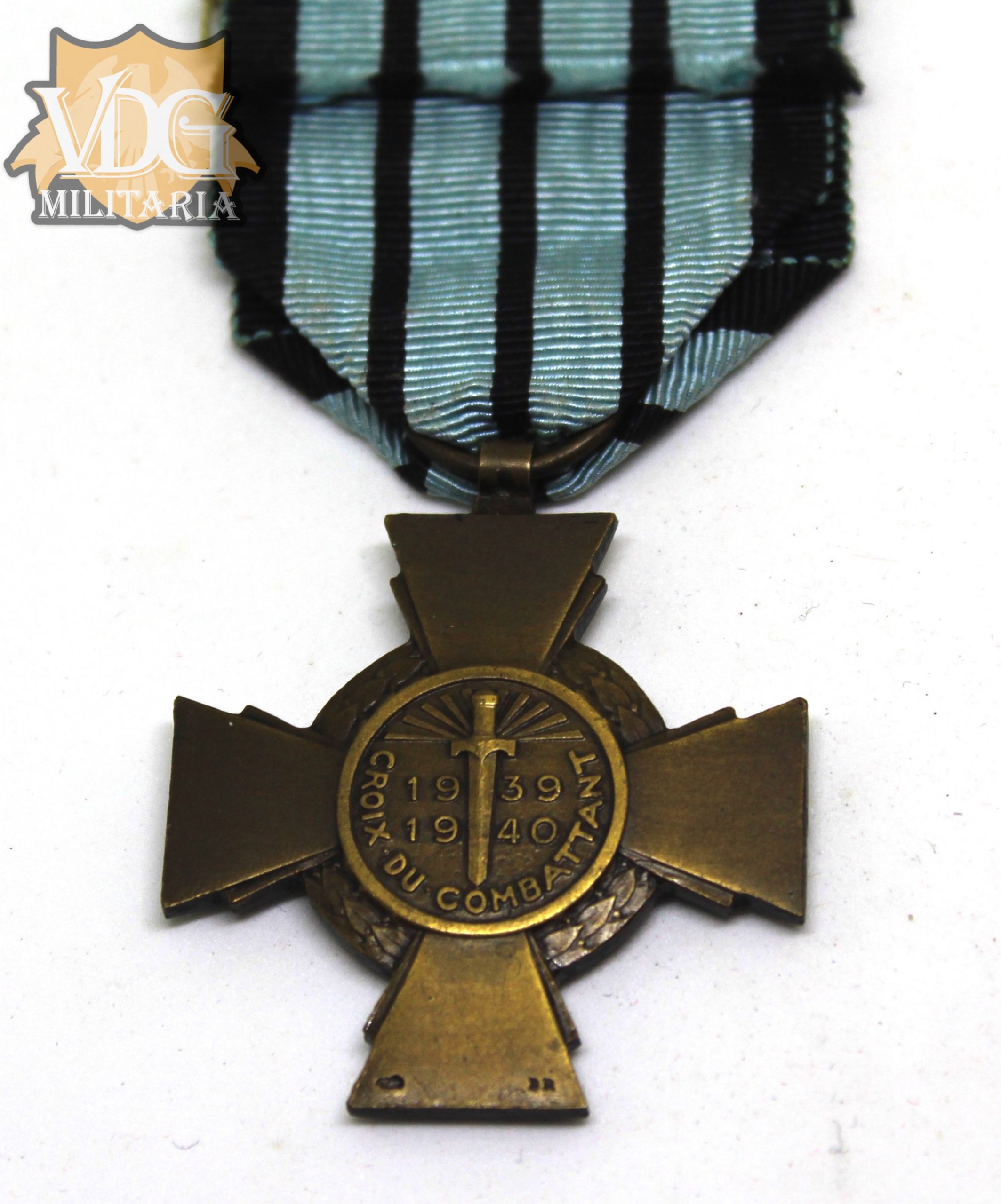 WW2 Vichy France Combatants Cross 1939-1940 - Image 3