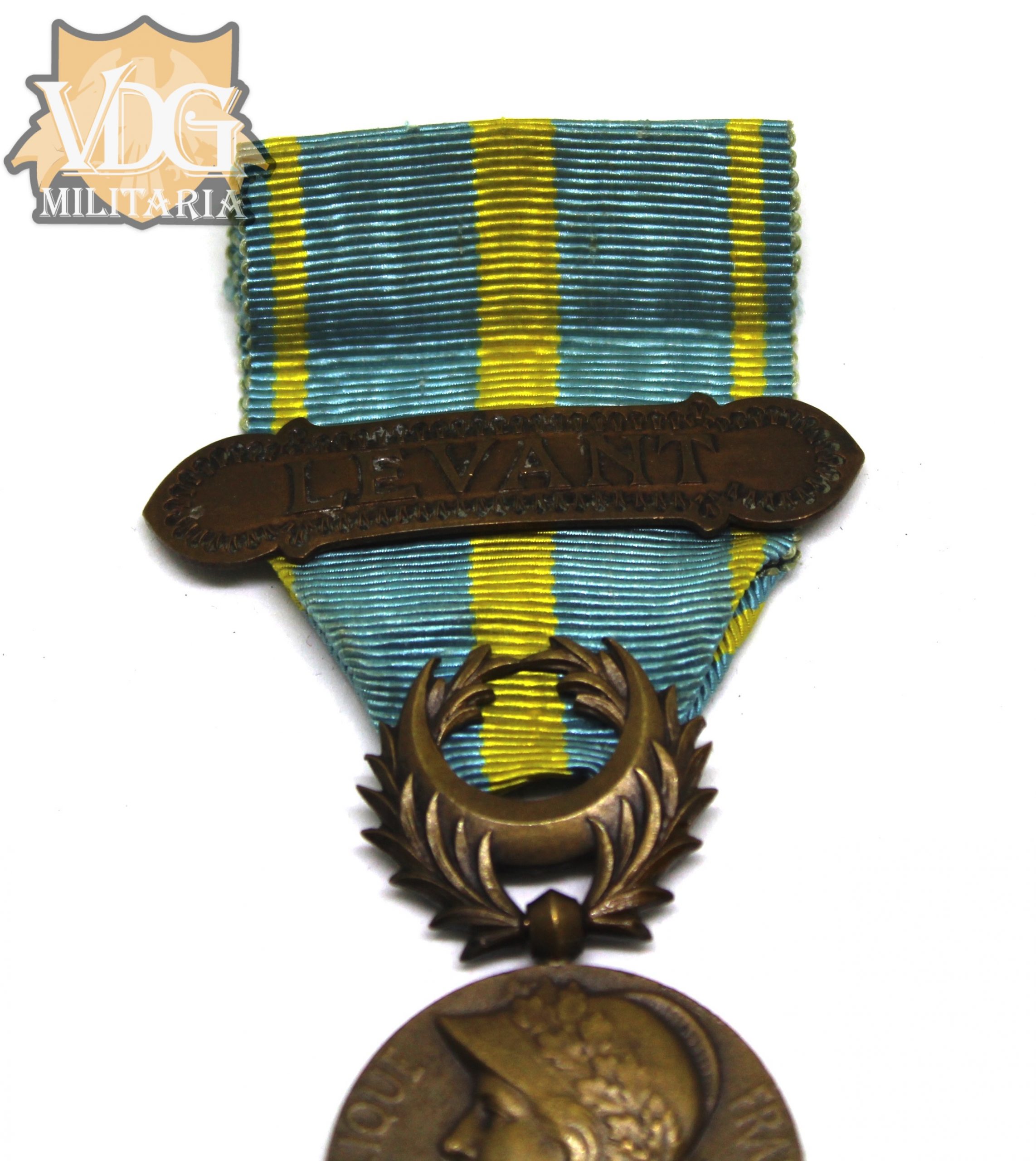 French Orient campaign Medal "Médaille commémorative d'Orient" with LEVANT Clasp - Image 8