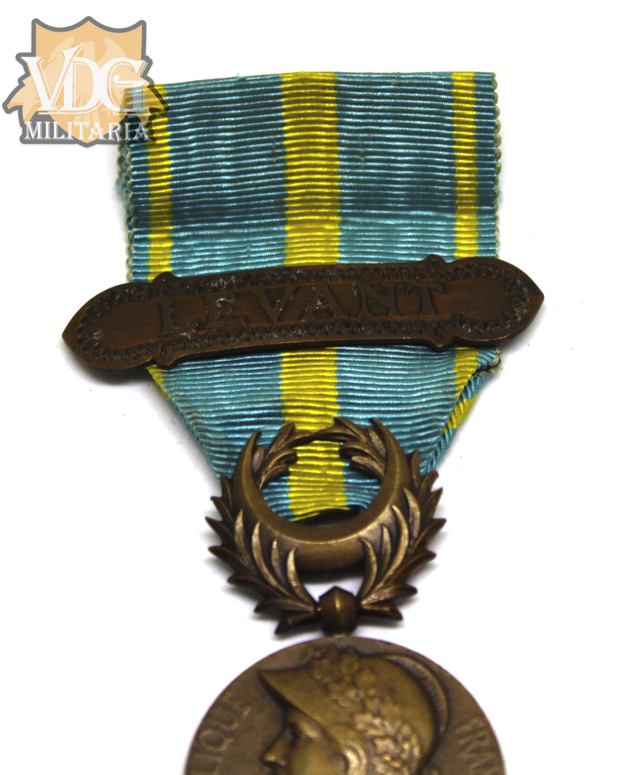 French Orient campaign Medal "Médaille commémorative d'Orient" with LEVANT Clasp - Image 7