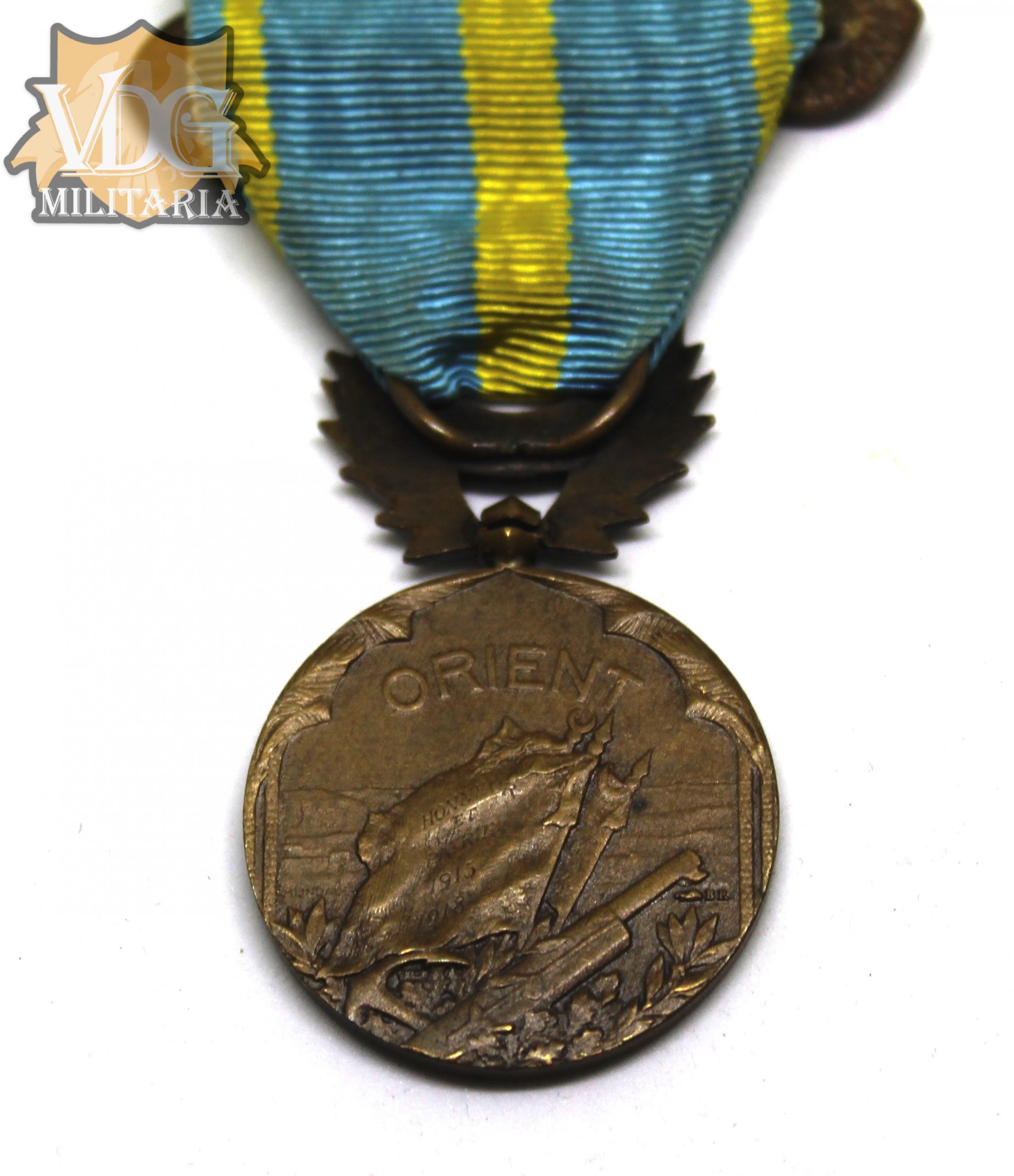 French Orient campaign Medal "Médaille commémorative d'Orient" with LEVANT Clasp - Image 3