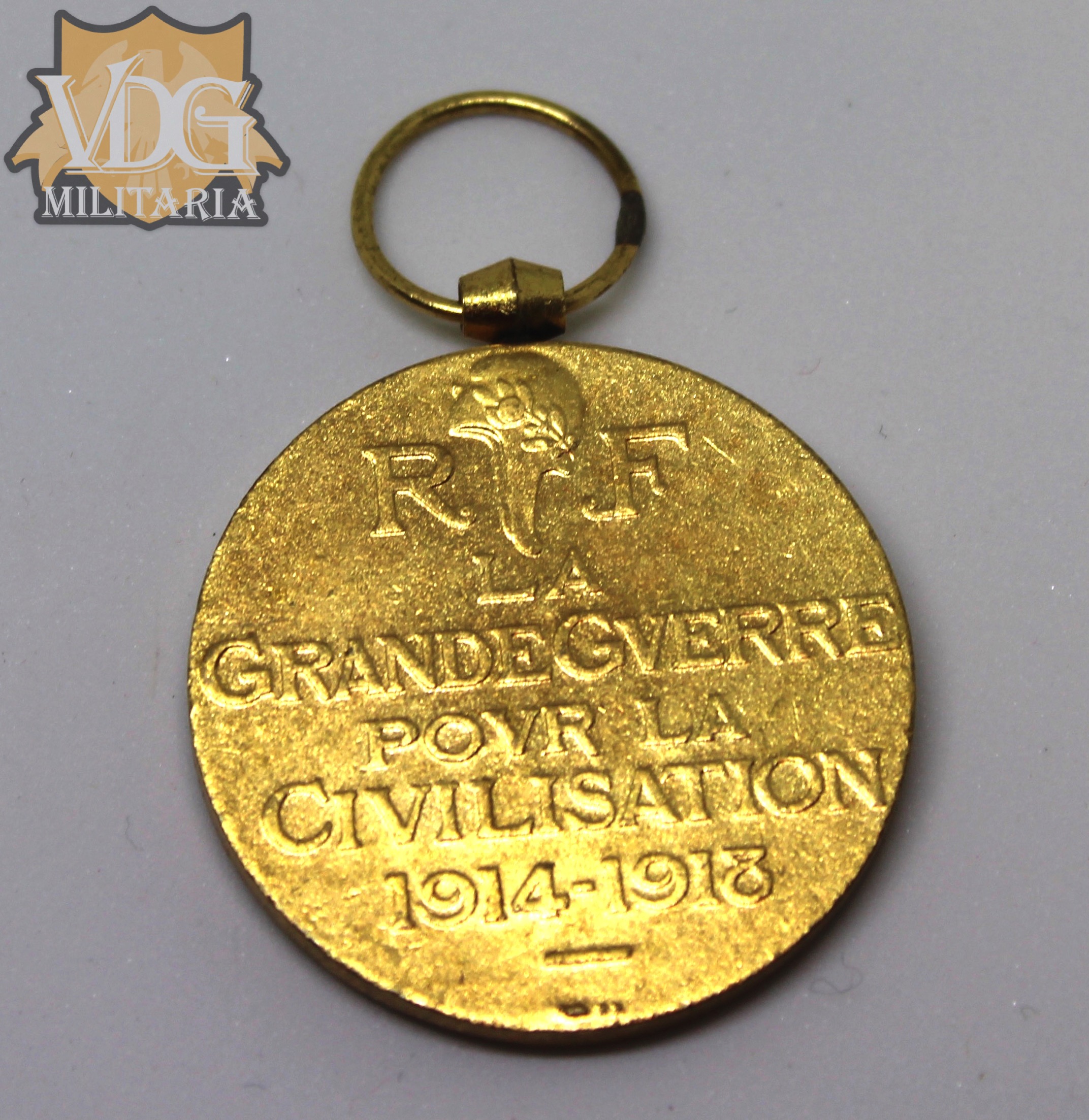 WW1 French Victory Medal (Médaille Interalliée de la Victoire) – Planchet Only - Image 2