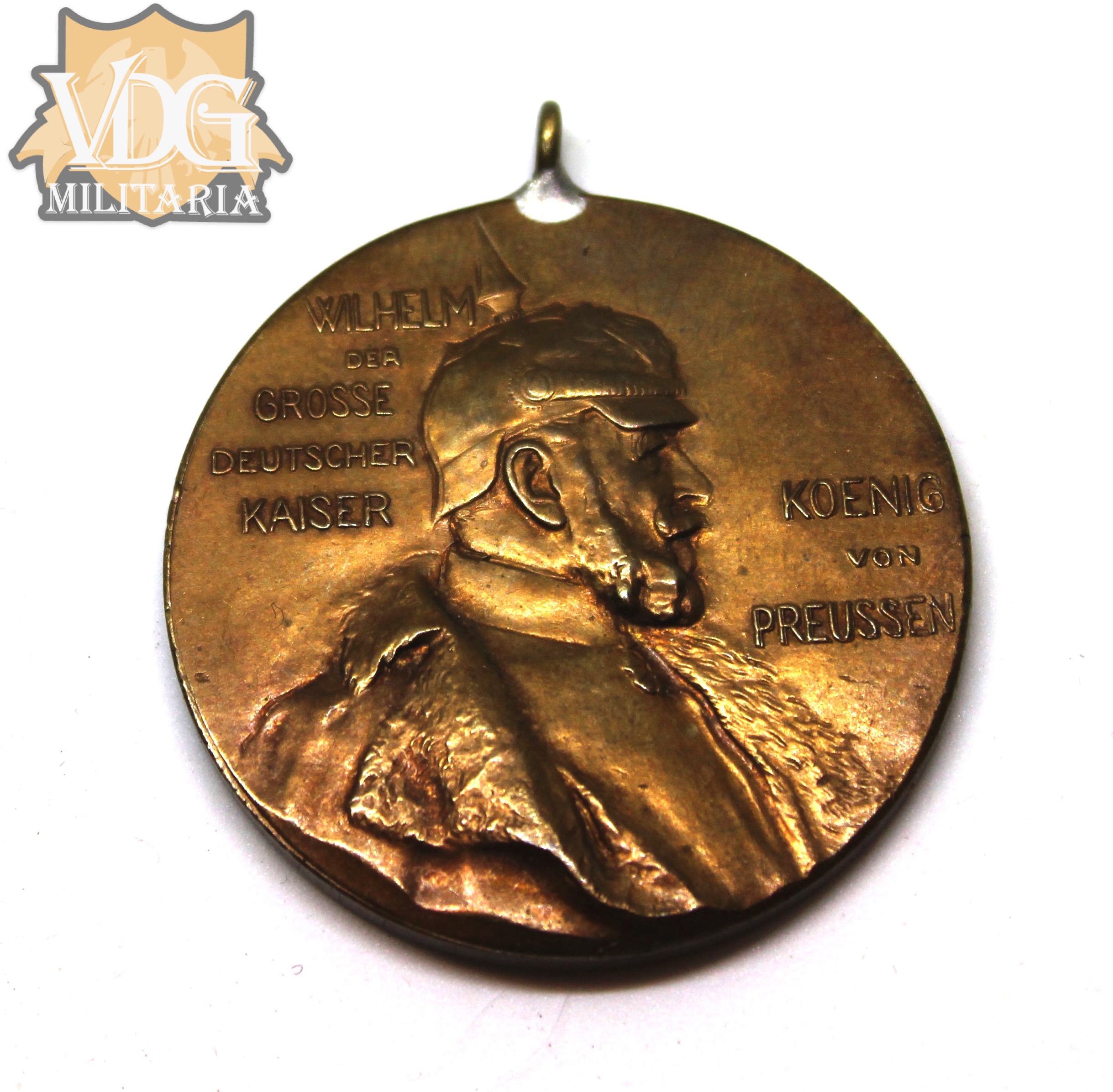 Pre WW1 German The Kaiser Wilhelm Memorial Medal (Kaiser-Wilhelm-Erinnerungsmedaille Zentenarmedaille) - Image 2