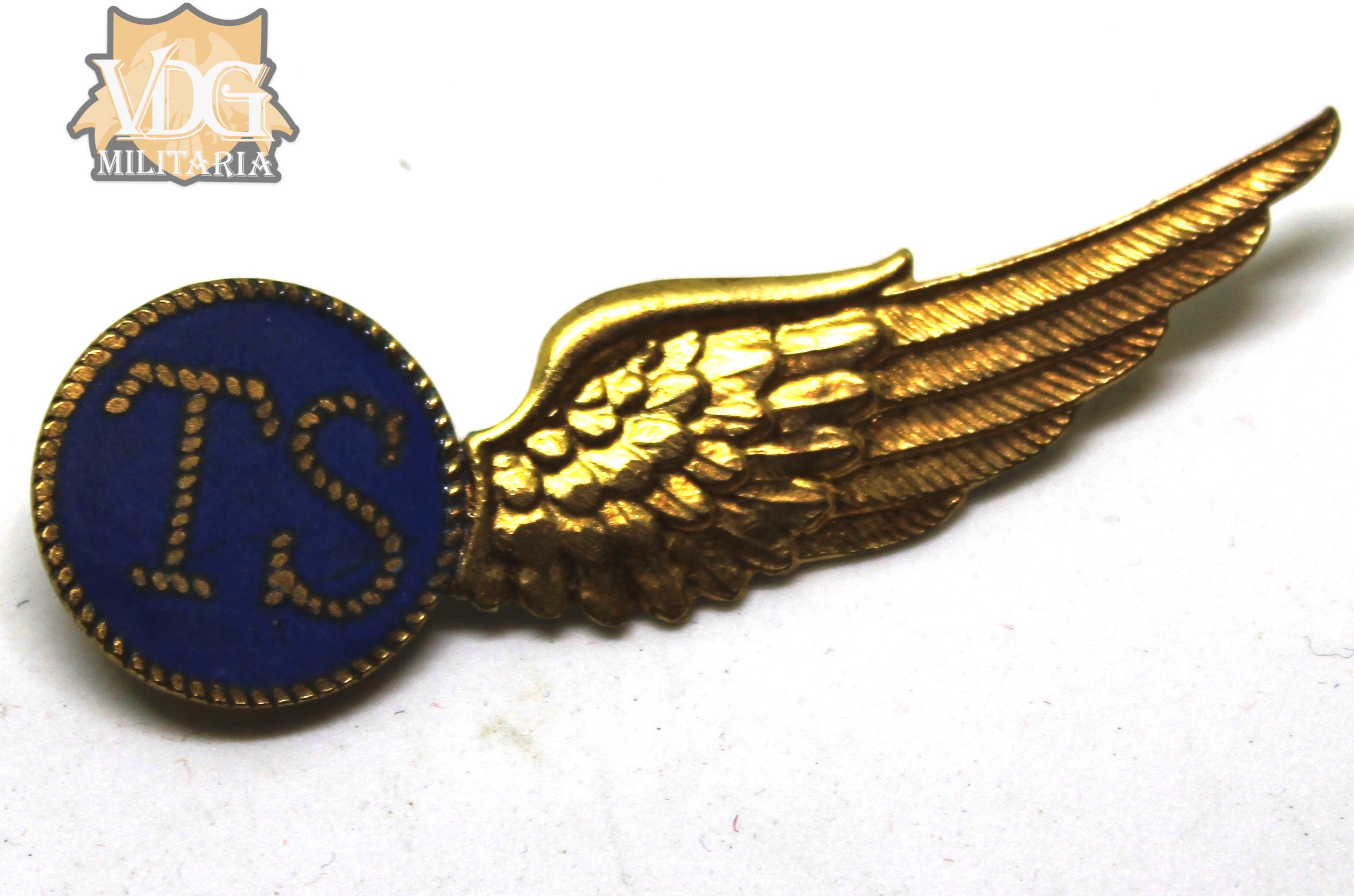 WW2 Kingdom of The Netherlands Royal Dutch Navy Radio Operator/Gunner Wings Badge