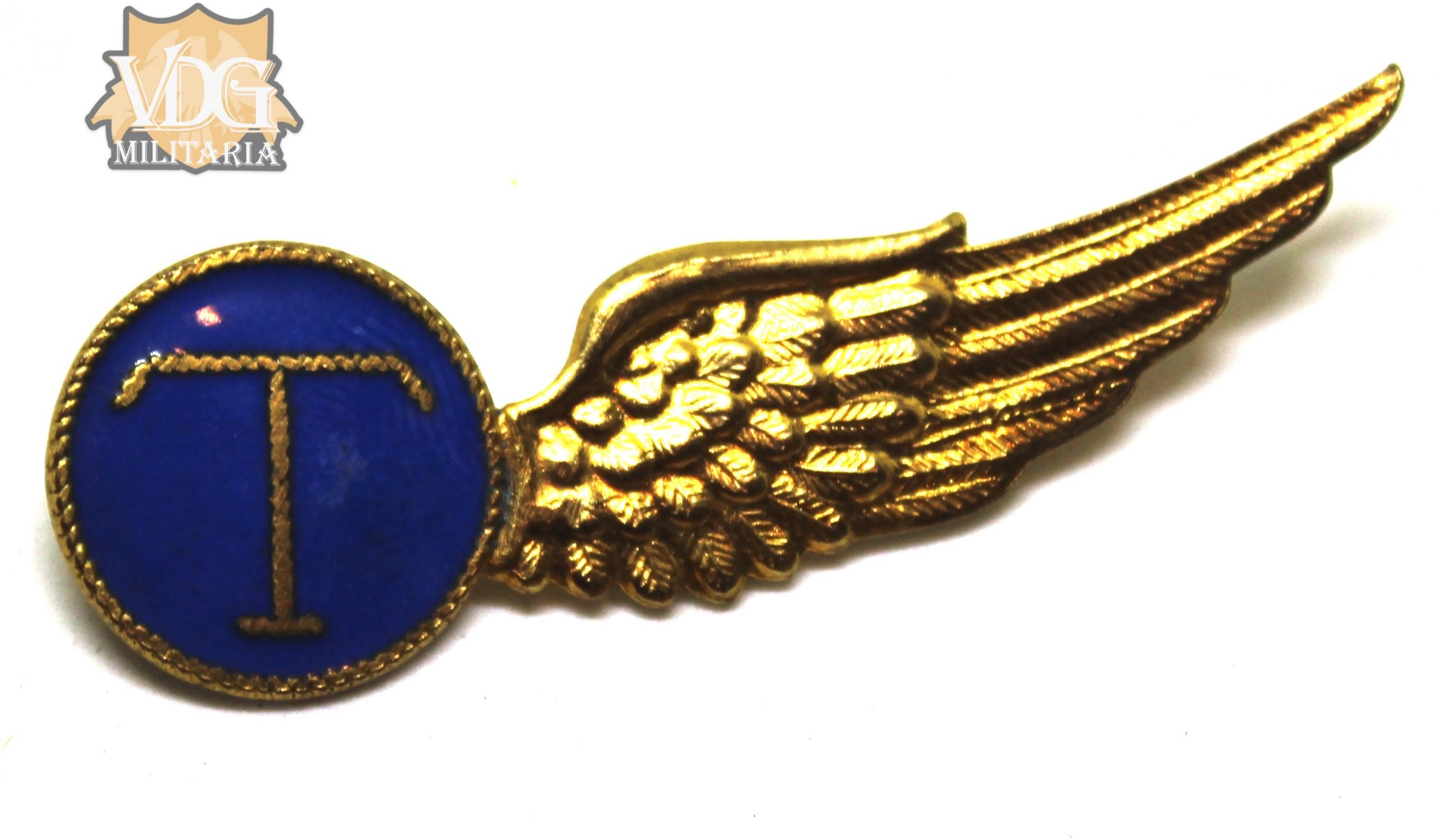 WW2 Kingdom of The Netherlands Royal Dutch Navy Radio Operators Wing Badge - Image 3