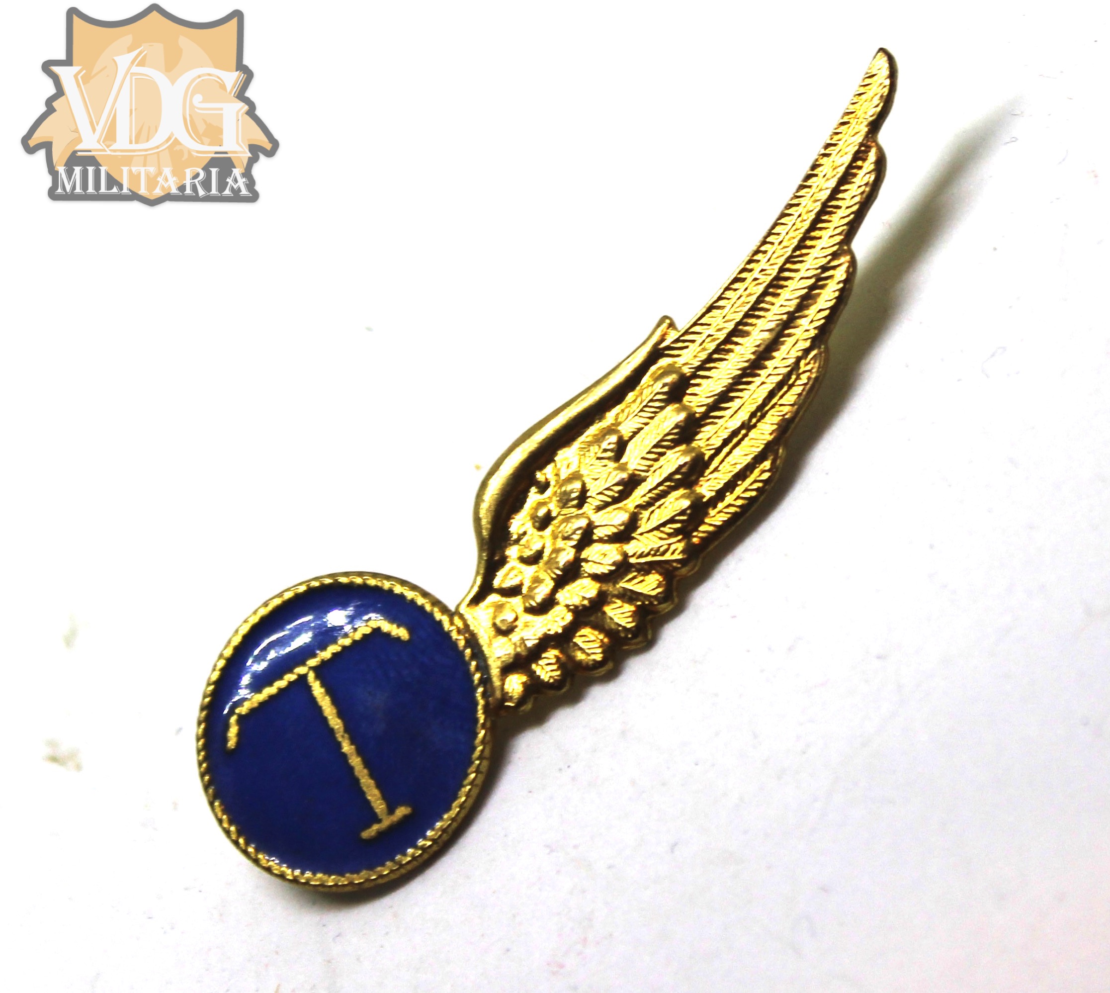 WW2 Kingdom of The Netherlands Royal Dutch Navy Radio Operators Wing Badge - Image 4