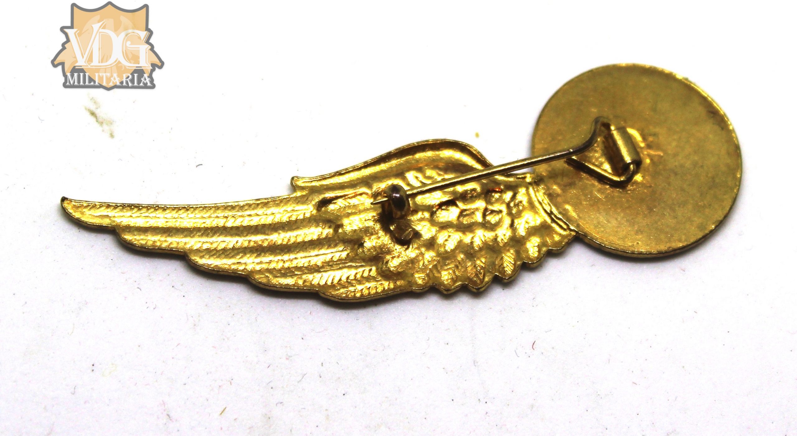 WW2 Kingdom of The Netherlands Royal Dutch Navy Radio Operators Wing Badge - Image 6