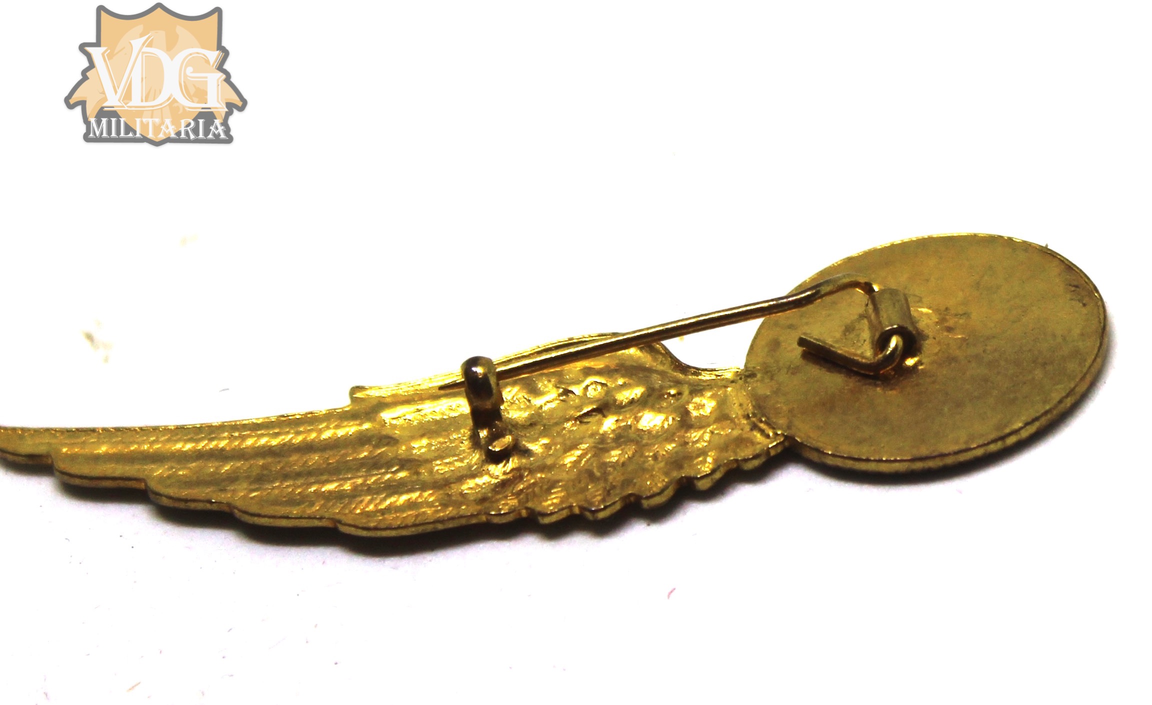 WW2 Kingdom of The Netherlands Royal Dutch Navy Radio Operators Wing Badge - Image 5