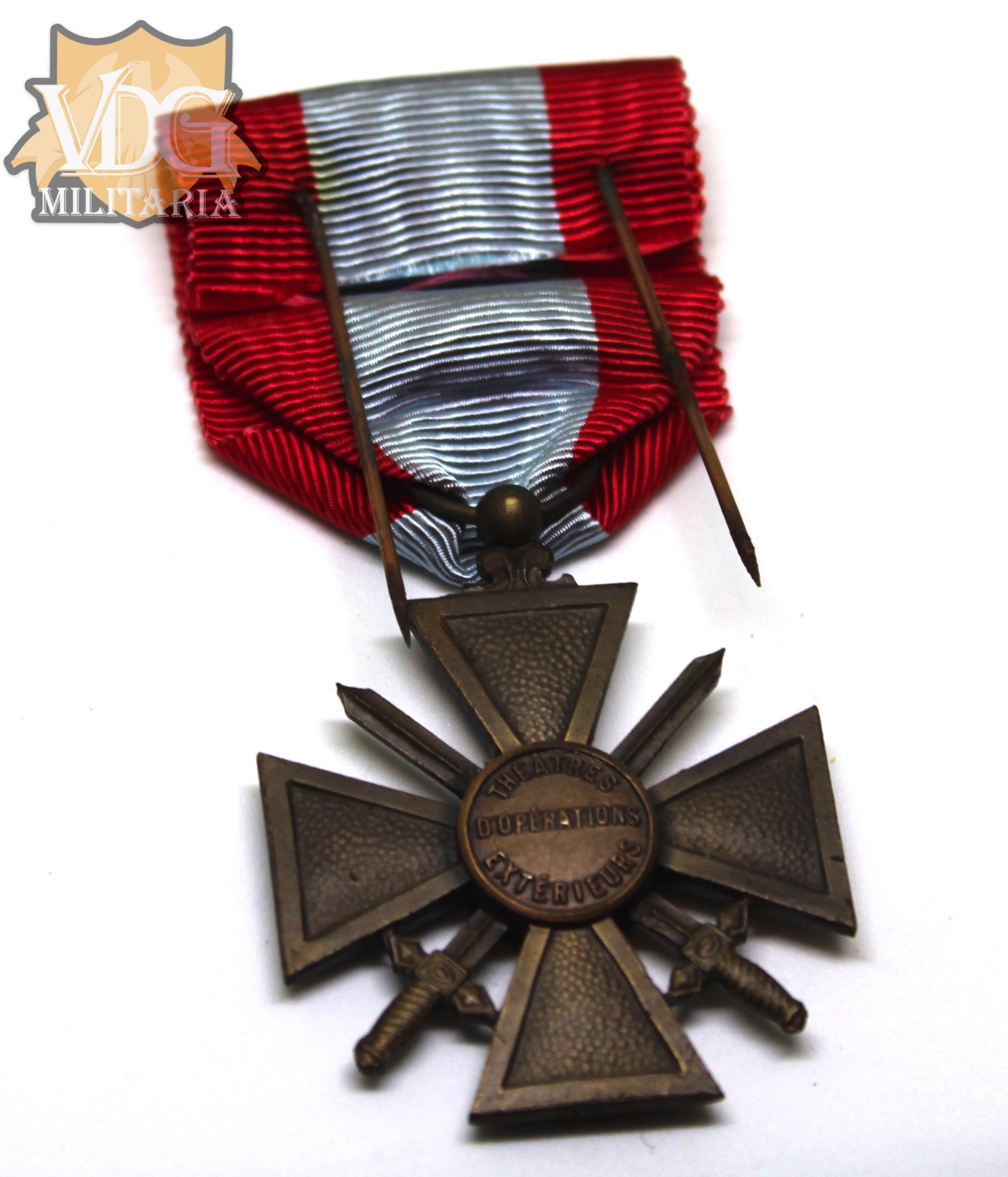 Cased French Croix de guerre des théâtres d’opérations extérieurs (War Cross for foreign operational theatres) - Image 6