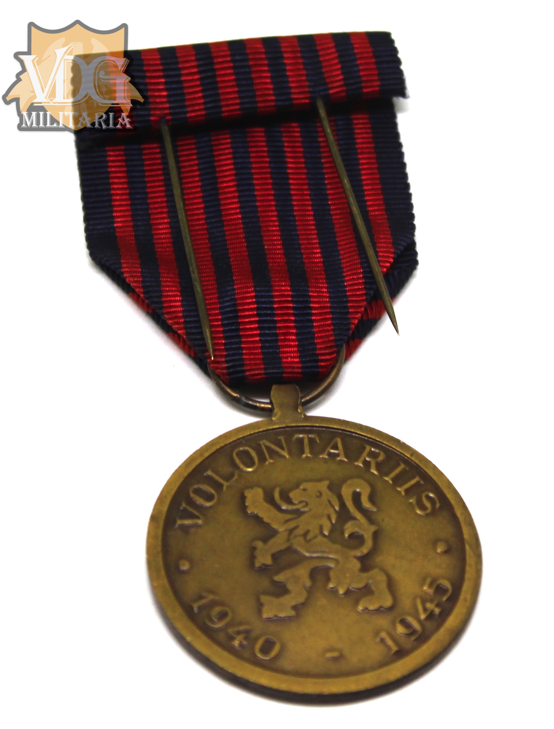 WW2 Kingdom of Belgium Volunteer's Medal 1940–1945 - Image 5
