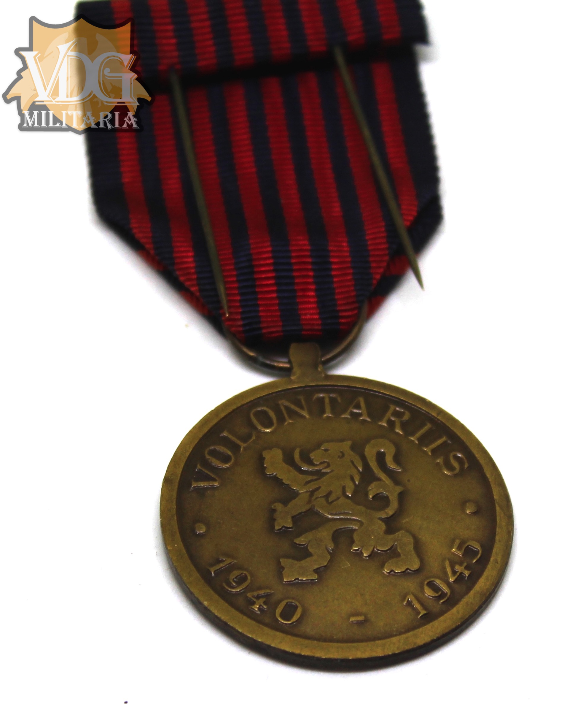 WW2 Kingdom of Belgium Volunteer's Medal 1940–1945 - Image 6