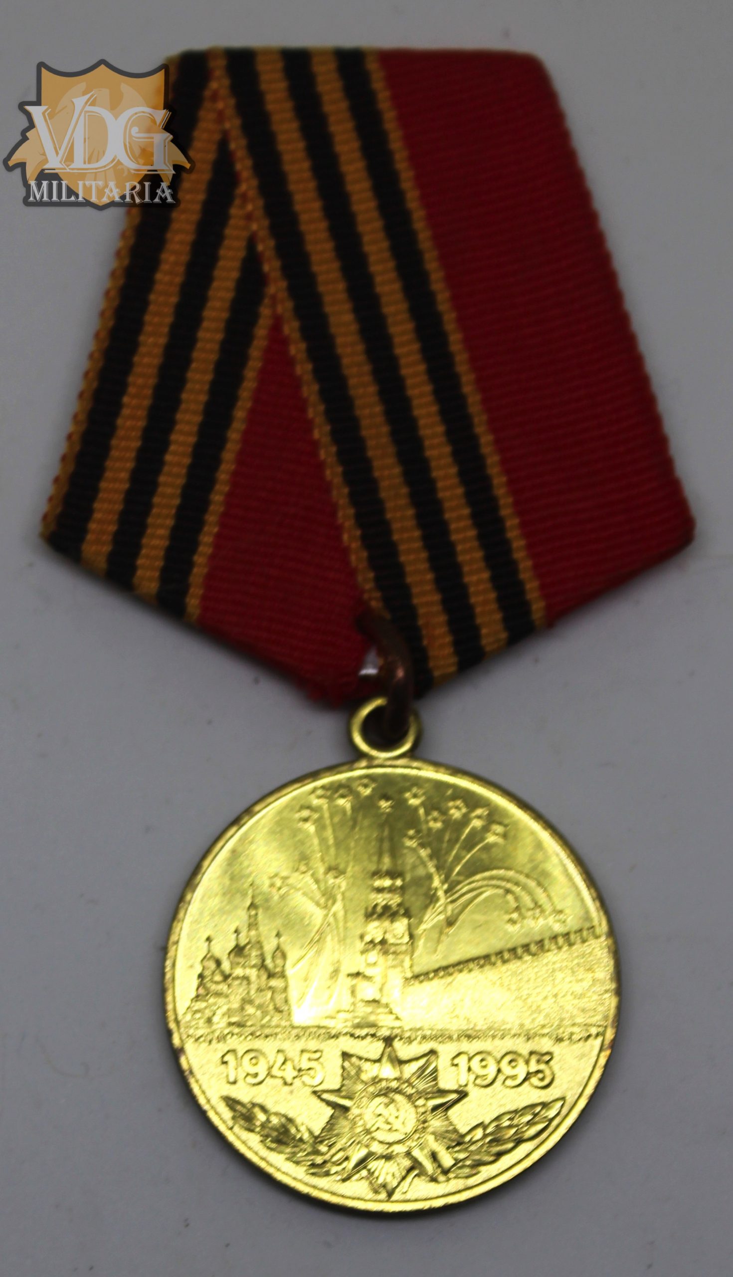 Russian Federation Jubilee Medal "50 Years of Victory in the Great Patriotic War 1941–1945" Medal - Image 2