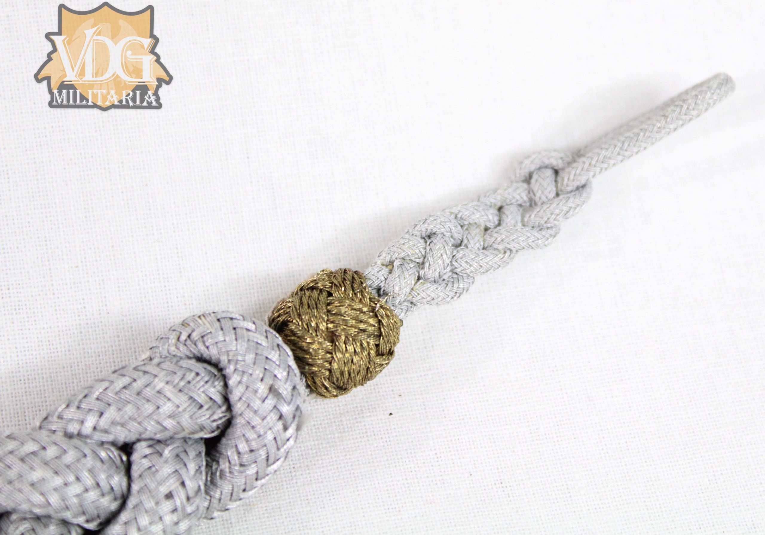 WW2 German Panzer Lanyard in Gold - Image 8