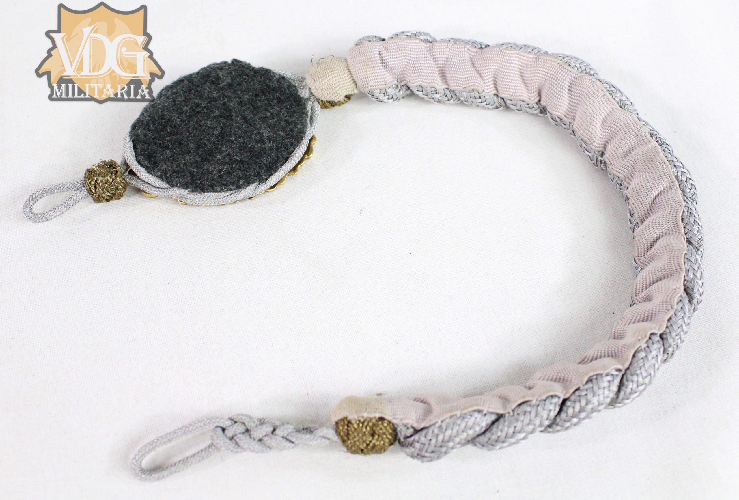 WW2 German Panzer Lanyard in Gold - Image 9