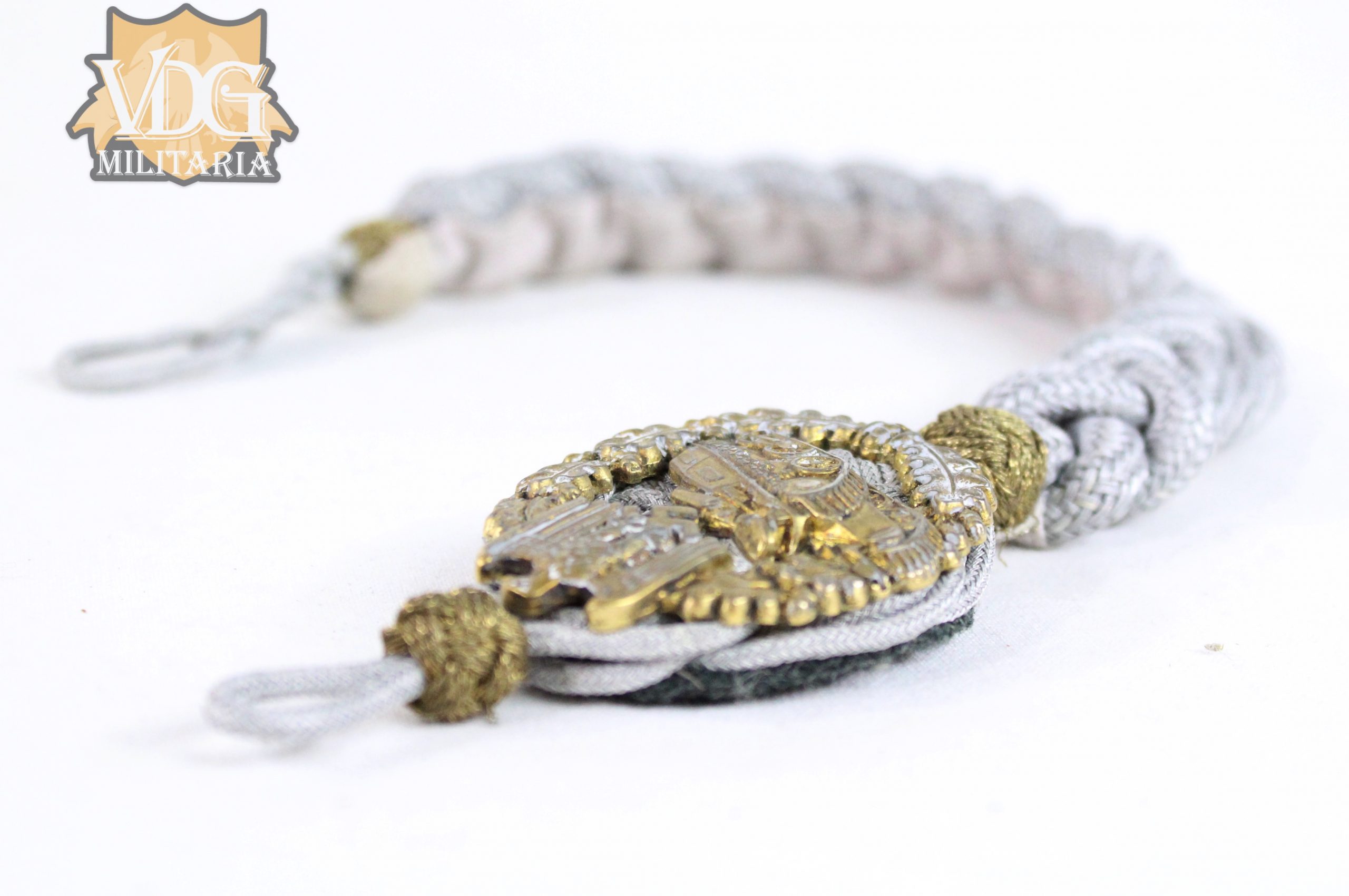 WW2 German Panzer Lanyard in Gold - Image 5