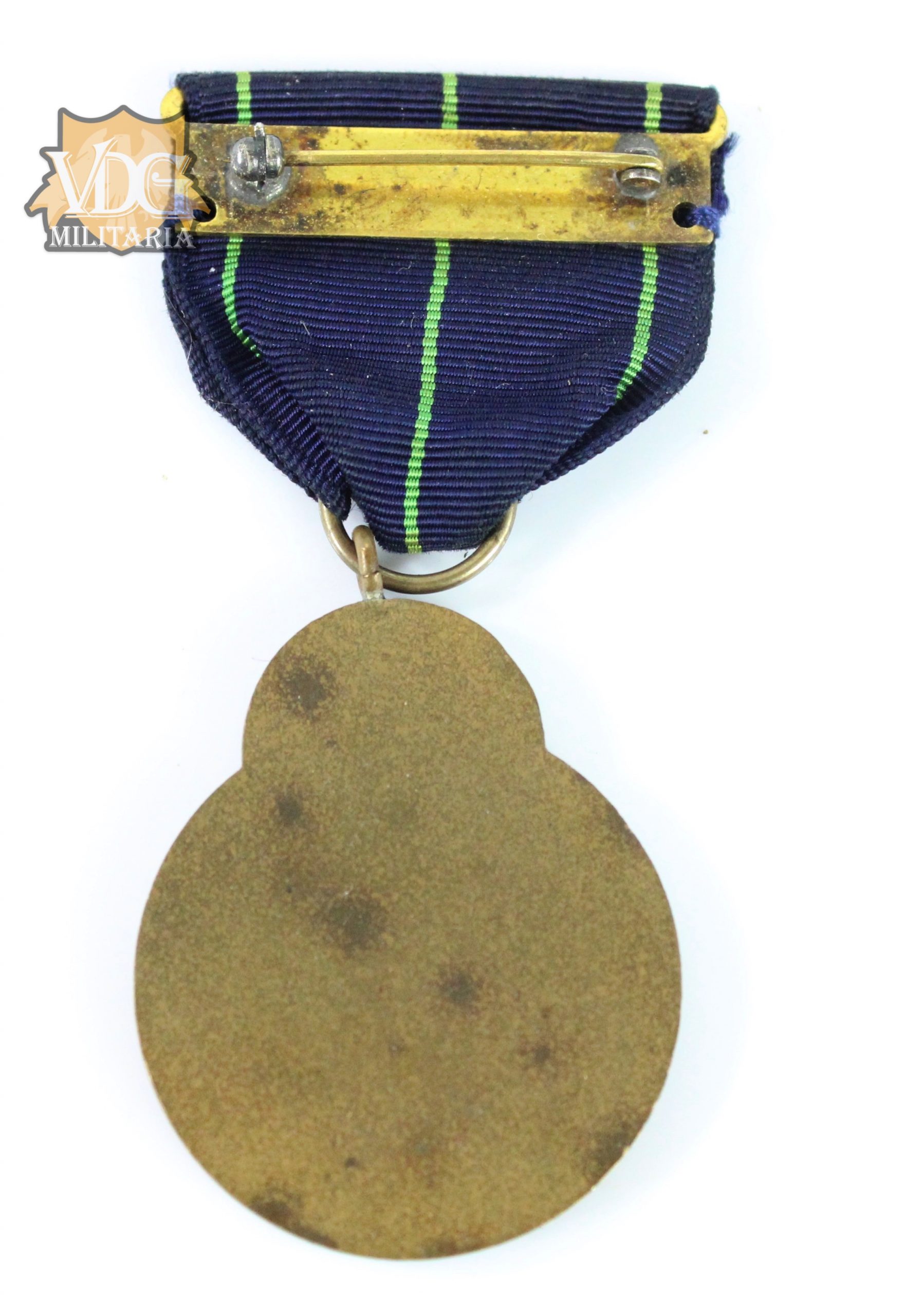 WW2 Era US Navy Expert Rifleman Marksman Medal-Slot Brooch - Image 3