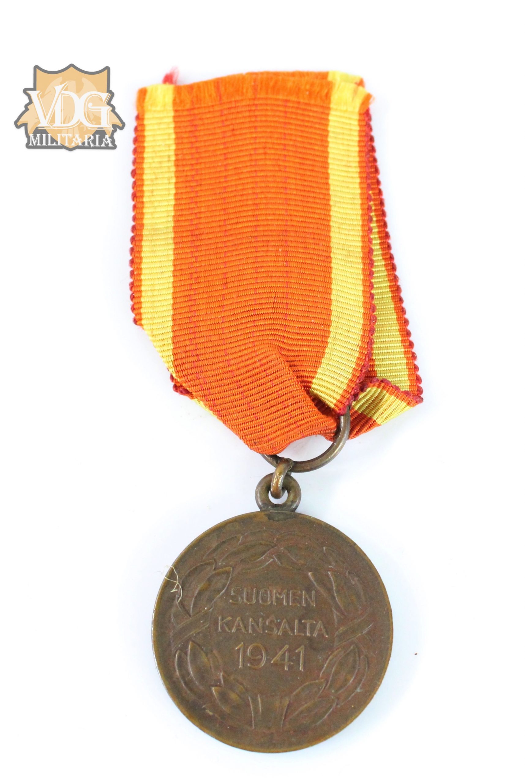 WW2 Finland Medal of Liberty 2nd Class 1941 Medal "Urheudesta För Tapperhet" - Image 2