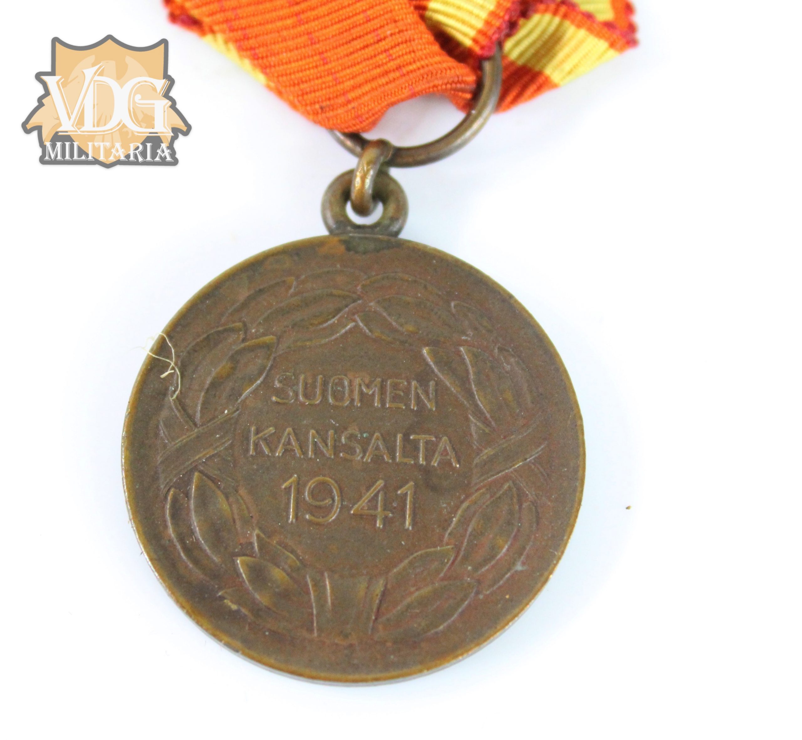 WW2 Finland Medal of Liberty 2nd Class 1941 Medal "Urheudesta För Tapperhet" - Image 6