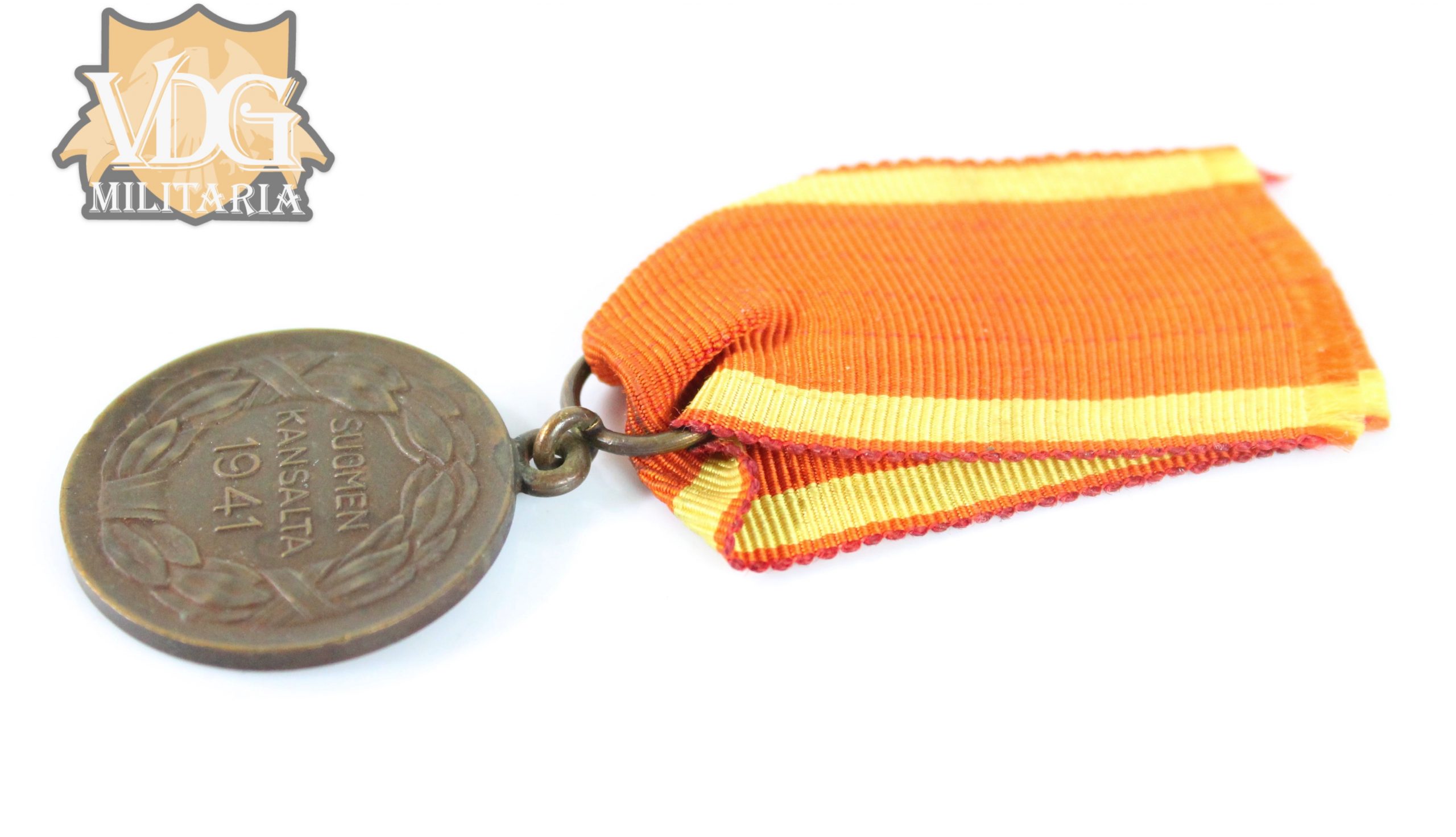 WW2 Finland Medal of Liberty 2nd Class 1941 Medal "Urheudesta För Tapperhet" - Image 3