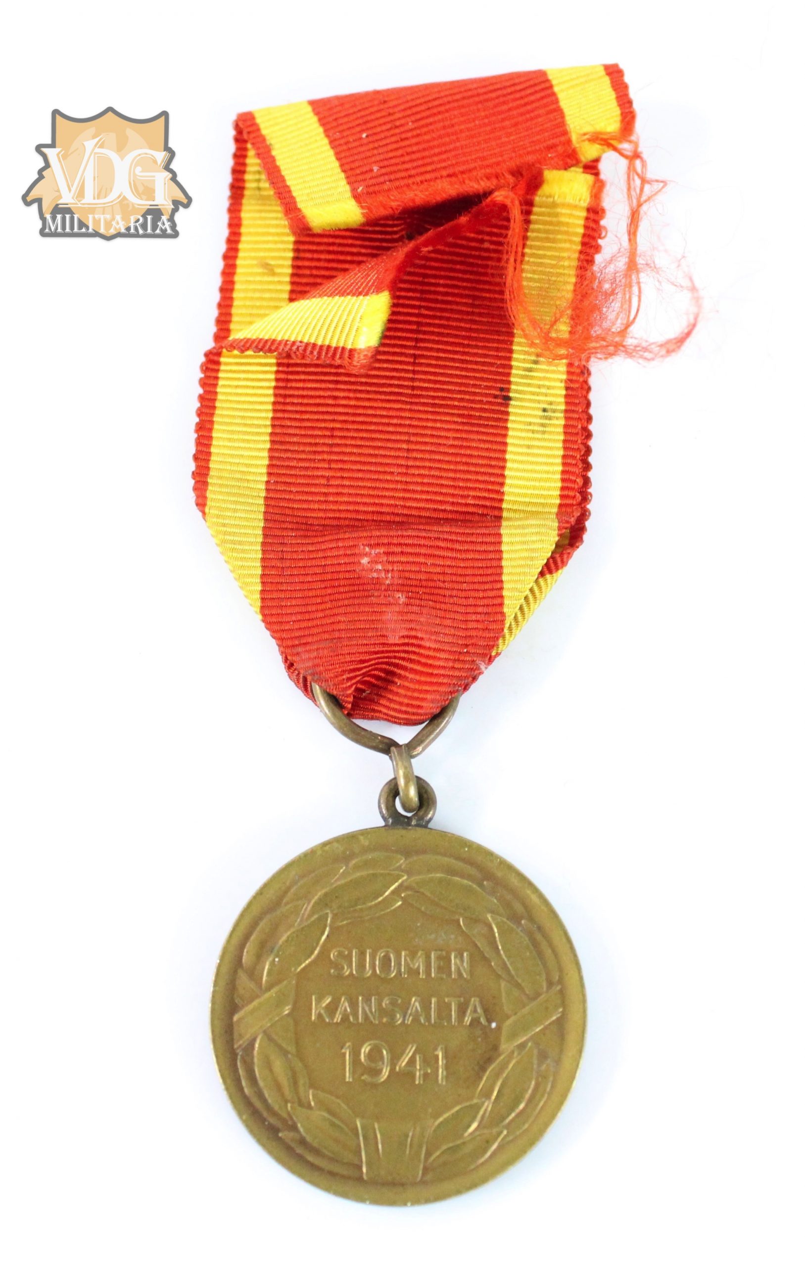 WW2 Finland Medal of Liberty 2nd Class 1941 Medal "Urheudesta För Tapperhet" - Image 5