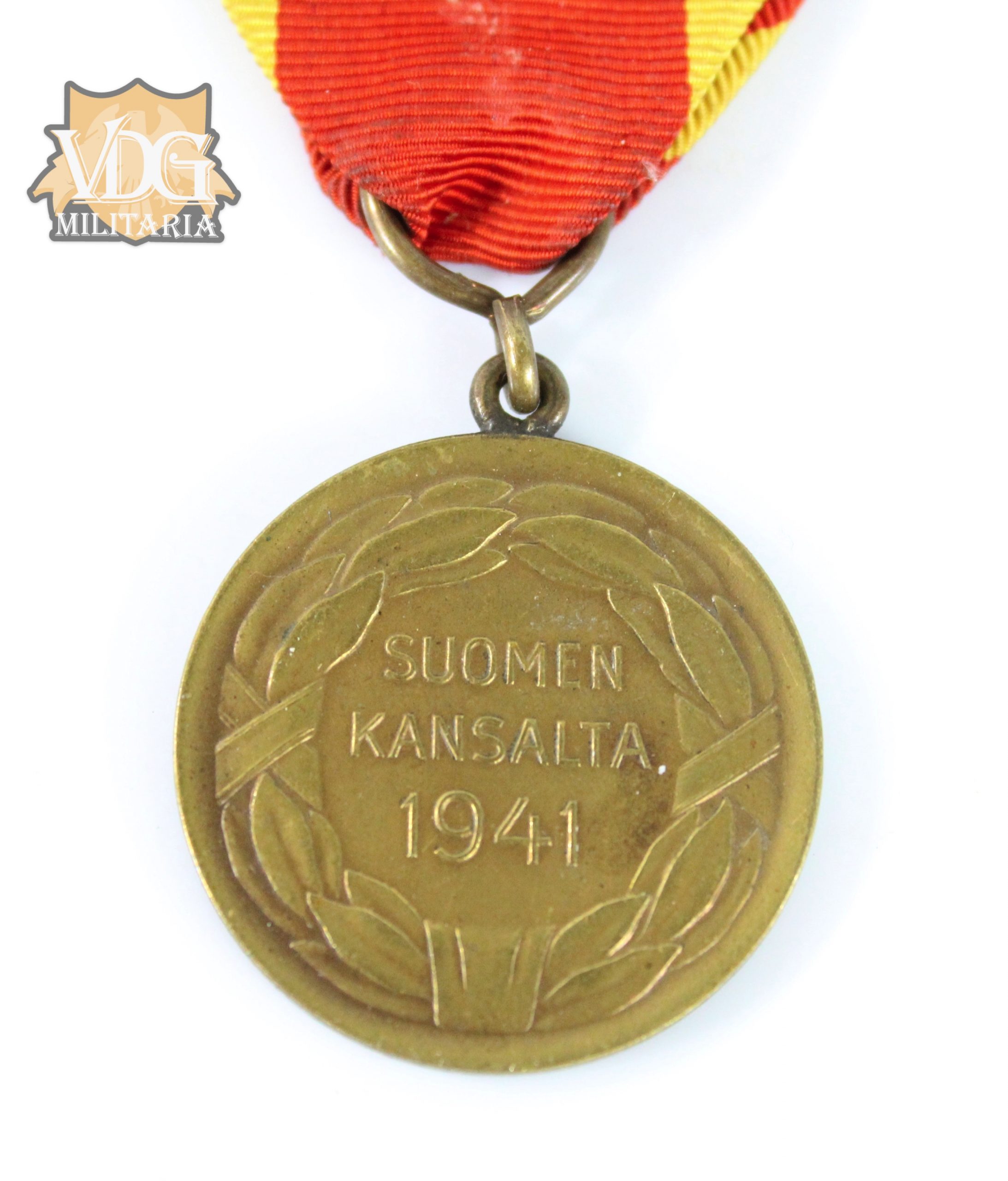 WW2 Finland Medal of Liberty 2nd Class 1941 Medal "Urheudesta För Tapperhet" - Image 7
