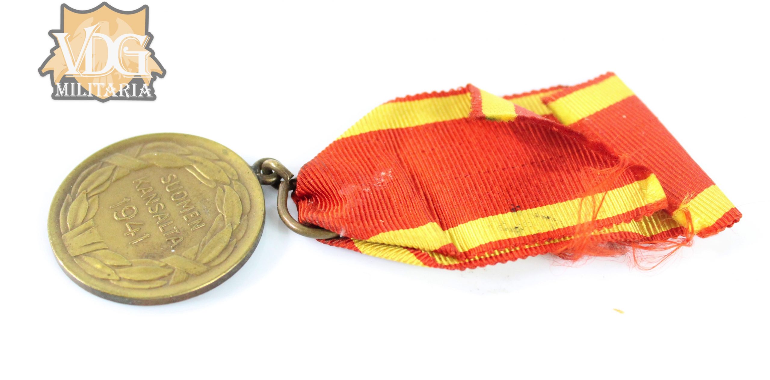 WW2 Finland Medal of Liberty 2nd Class 1941 Medal "Urheudesta För Tapperhet" - Image 4