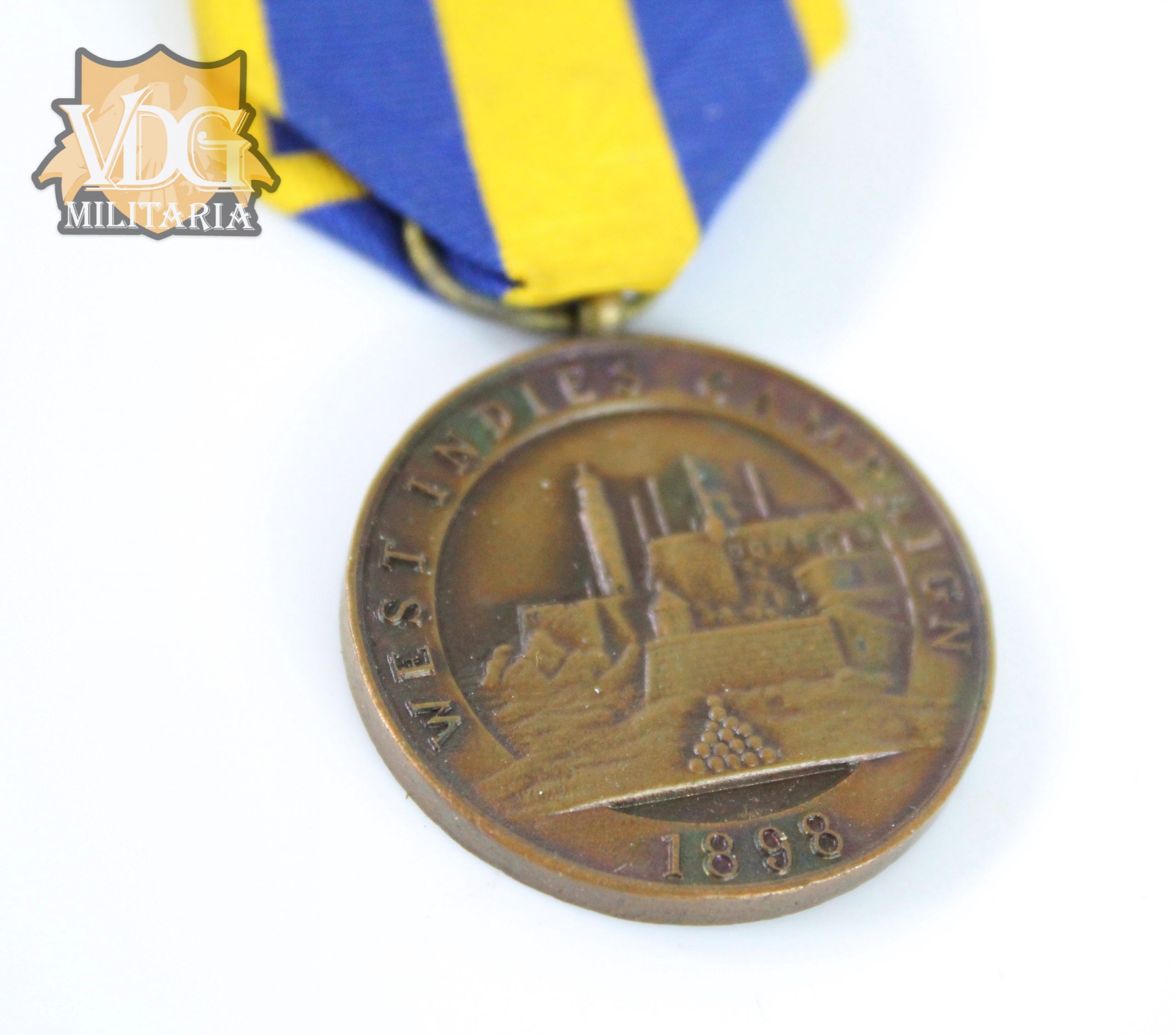 US 1898 West Indies Medal - Image 5