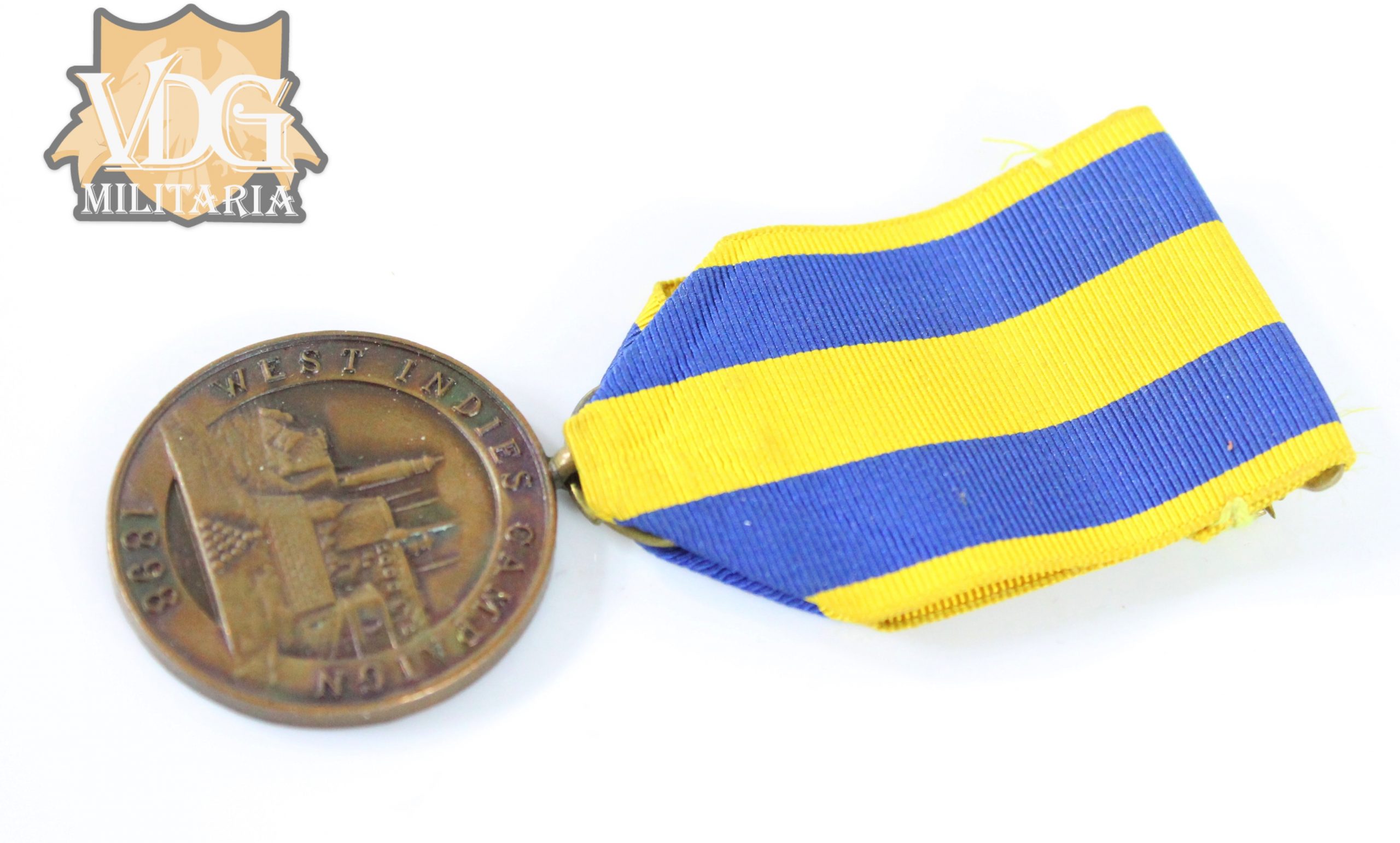 US 1898 West Indies Medal - Image 6