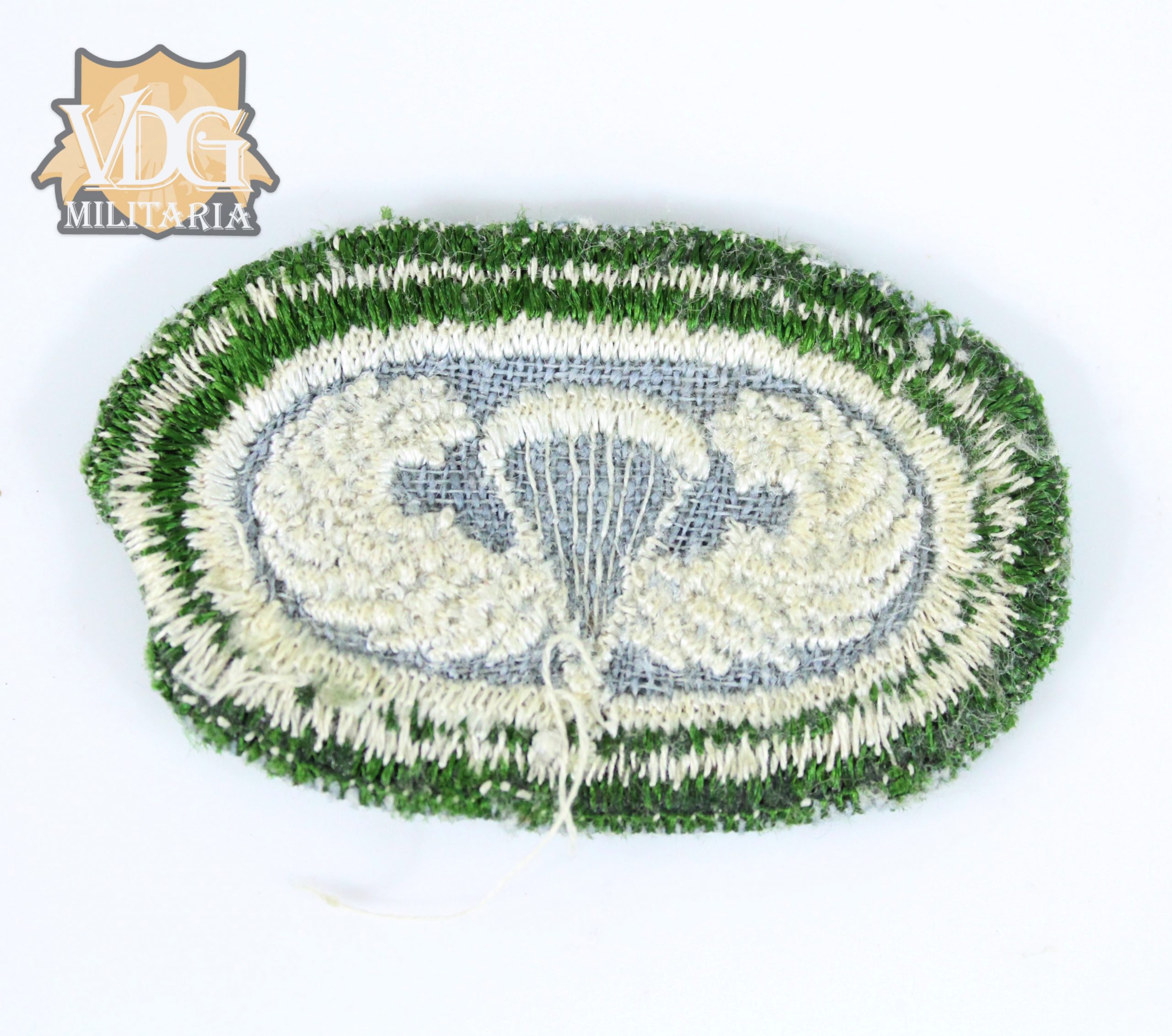 WW2 Era US Army 11th Airborne 511th Paratrooper Regiment Oval with Jump Wings - Image 2