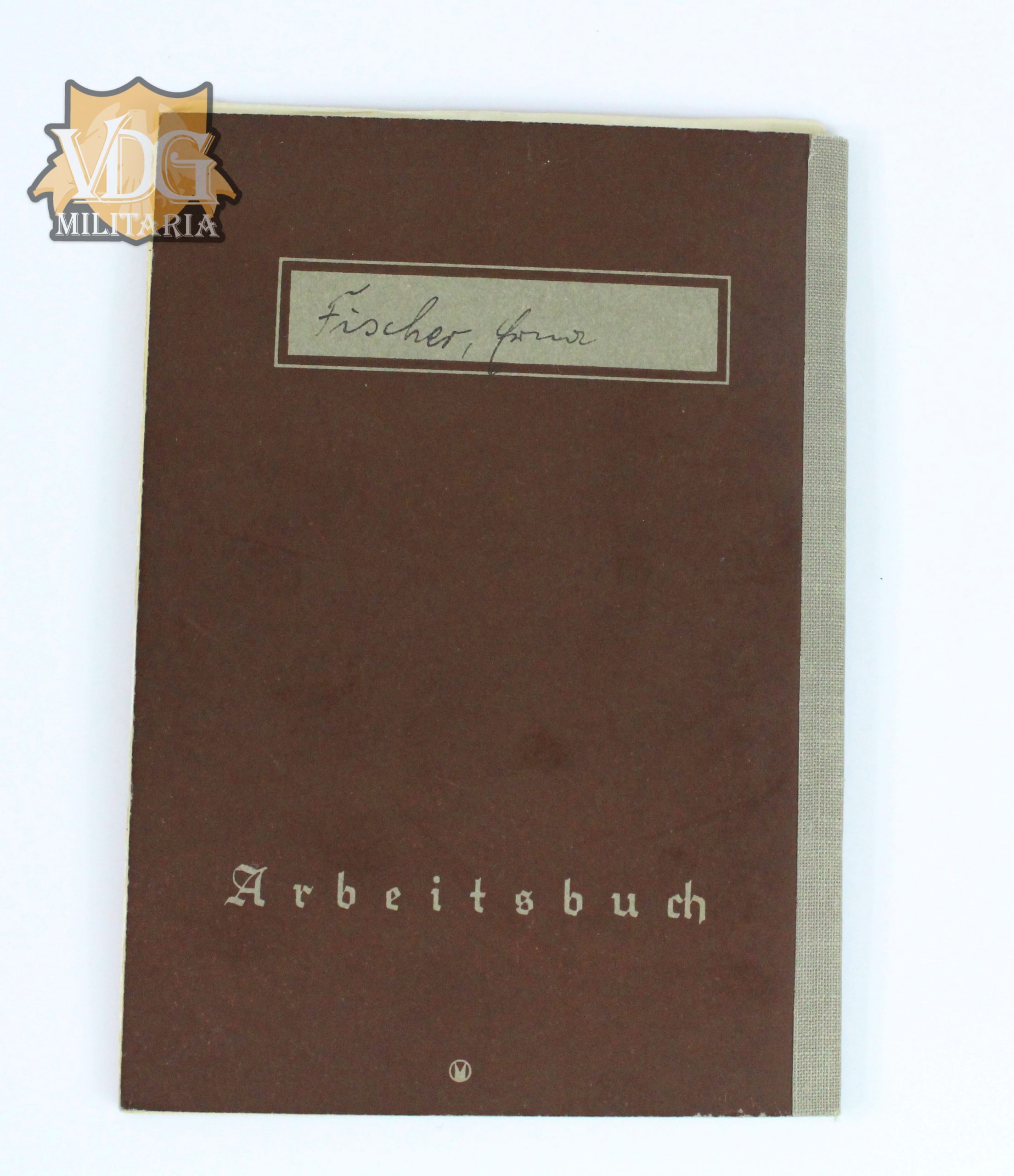 WW2 German Deutches Reich Arbeitsbuch 1936 - Image 2