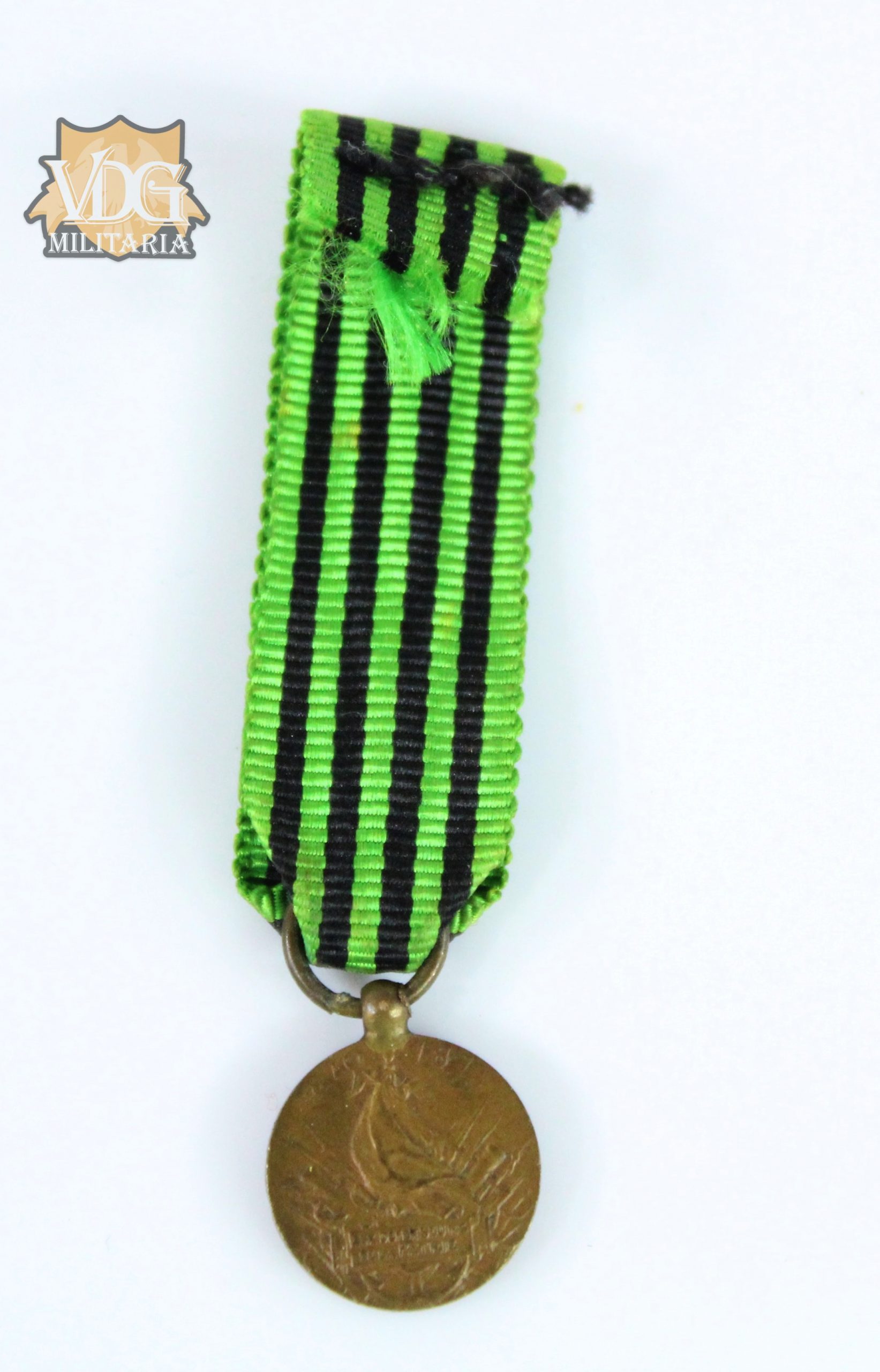 French Franco Prussian War Mini Medal - Image 2