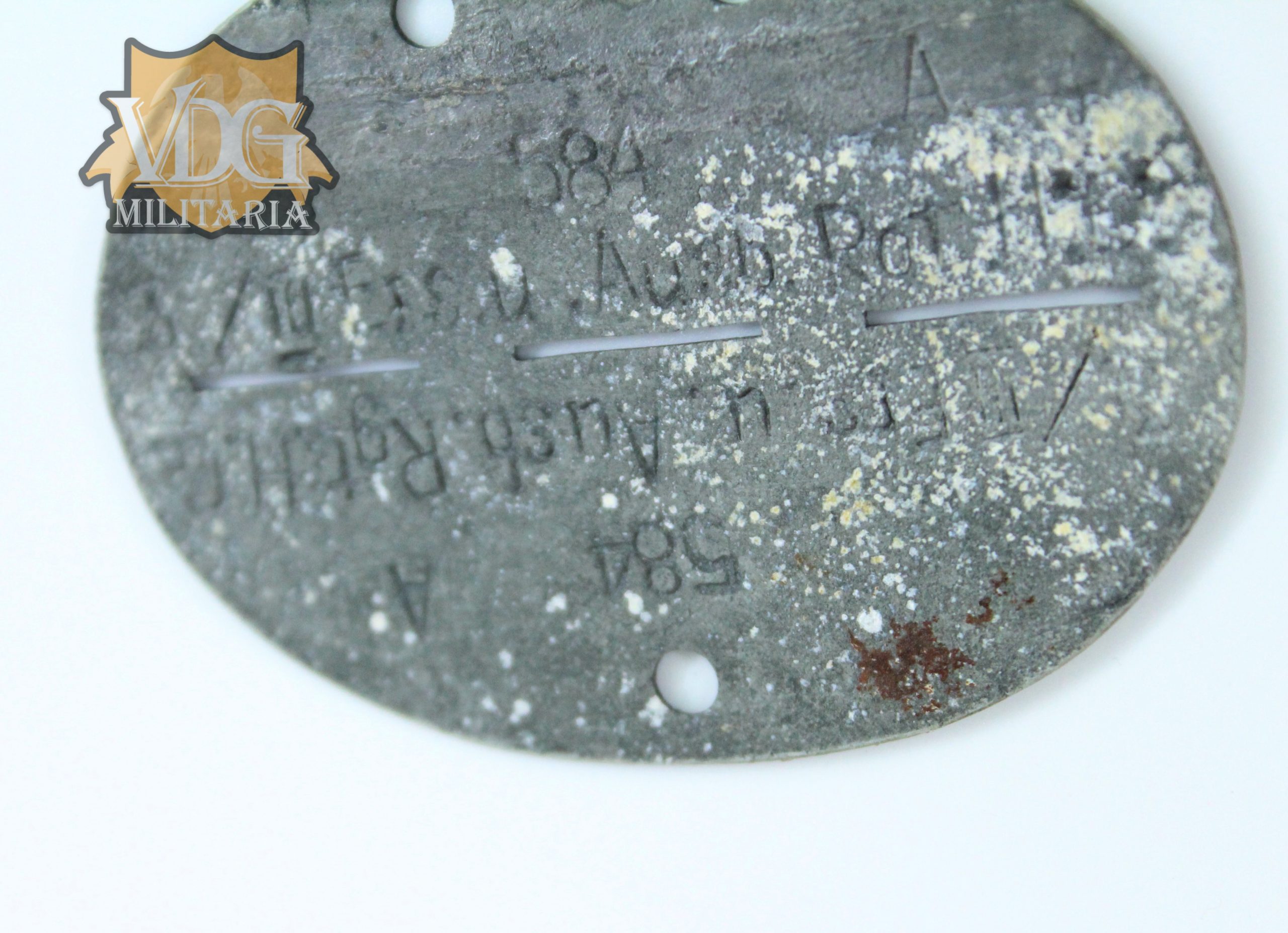 WW2 German Erkennungsmarke ID Disc 4./Ers.u.Ausb.Rgt.11 Infantry Replacement Training Unit - Image 3