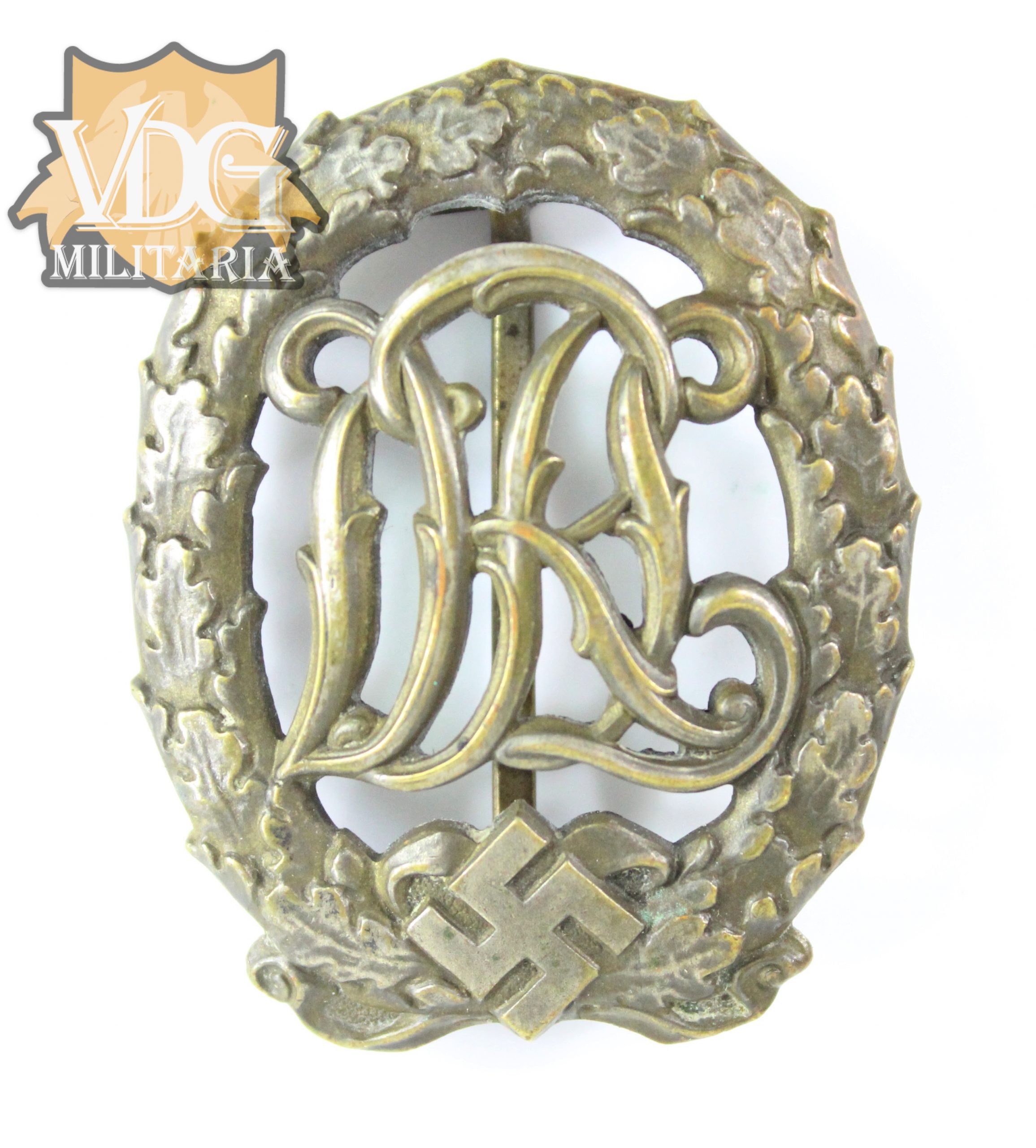 WW2 German DRL Sports Badge in Bronze-DRGM 35269 Wernstein, Jenna