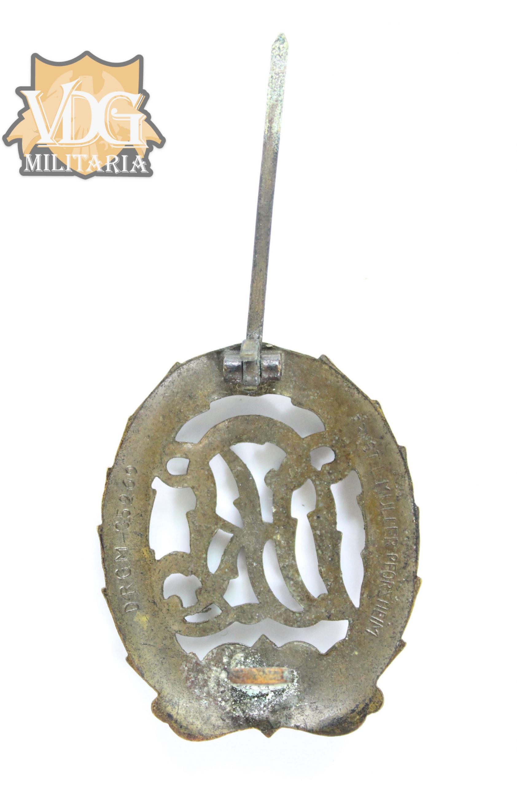 WW2 German DRL Sports Badge- DRGM 35269, Ernst L Müller Pforzheim - Image 4