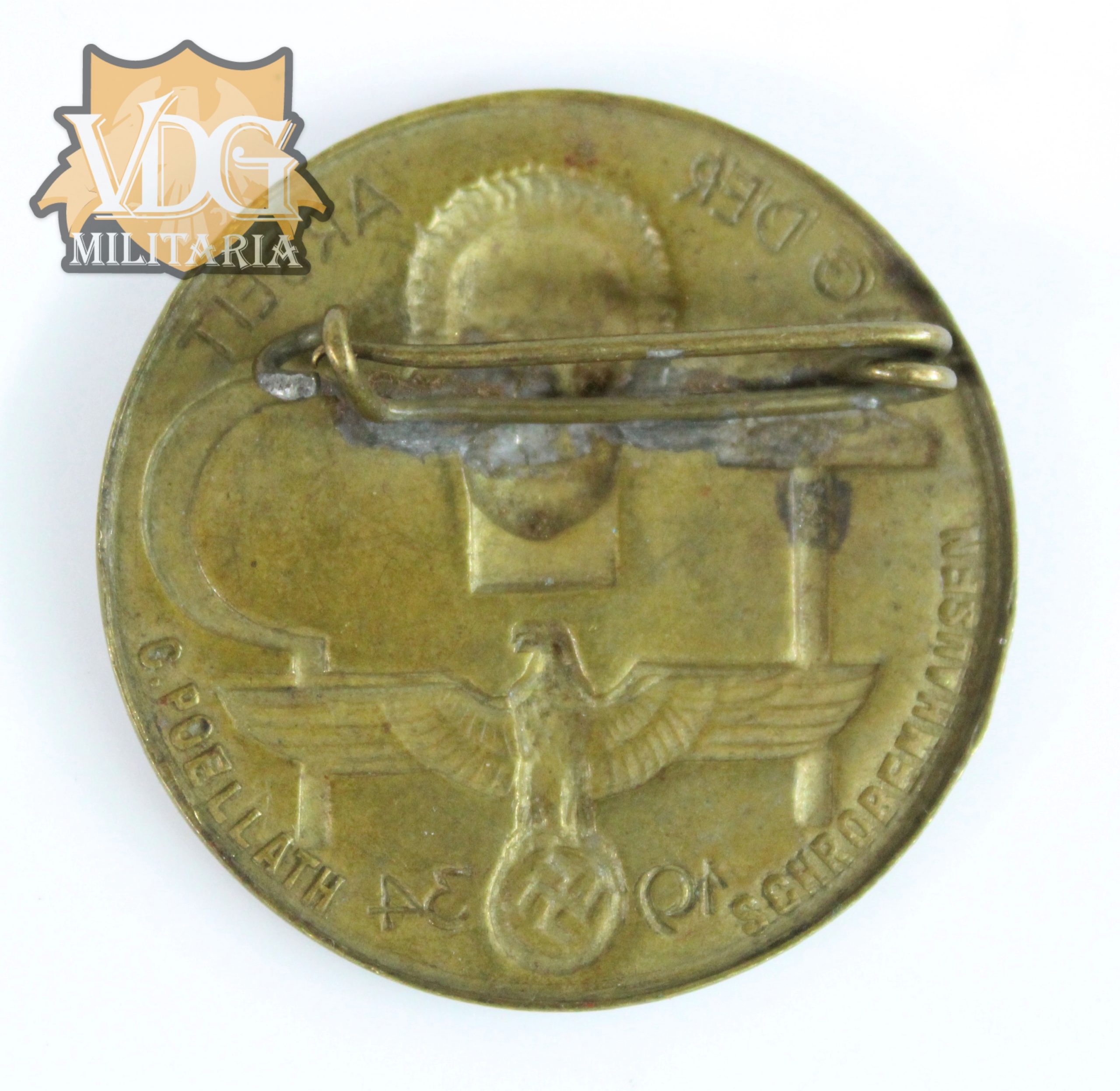 WW2 German Tag der Arbeit 1934 Tinnie - Image 2