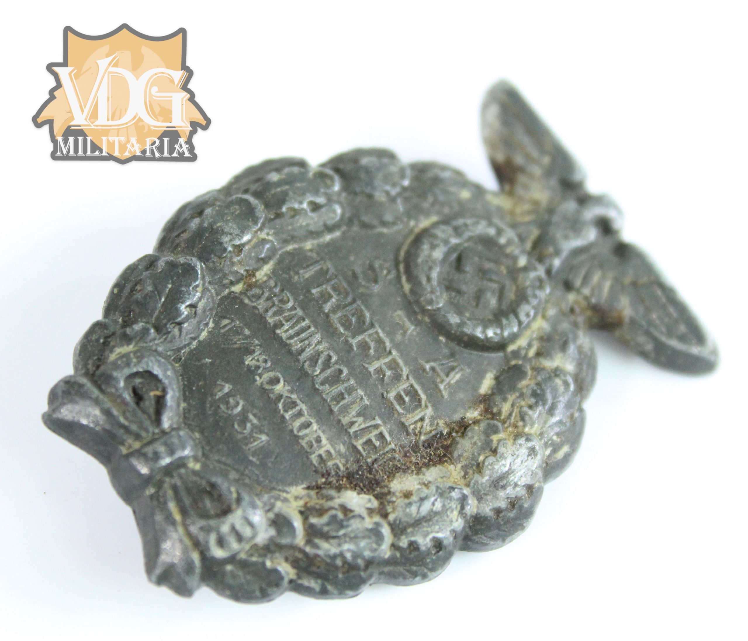 WW2 German SA Treffen 'Braunschweig' 1931 Badge - Image 4